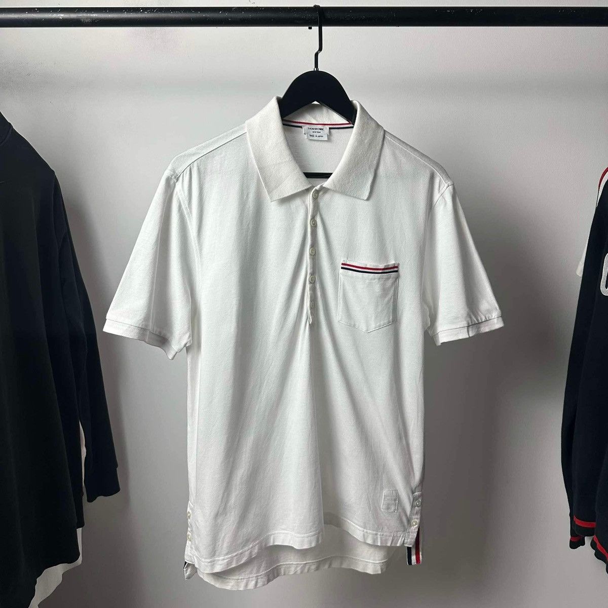 Thom Browne THOM BROWNE POLO SHIRT Size US L / EU 52-54 / 3 - 1 Thumbnail