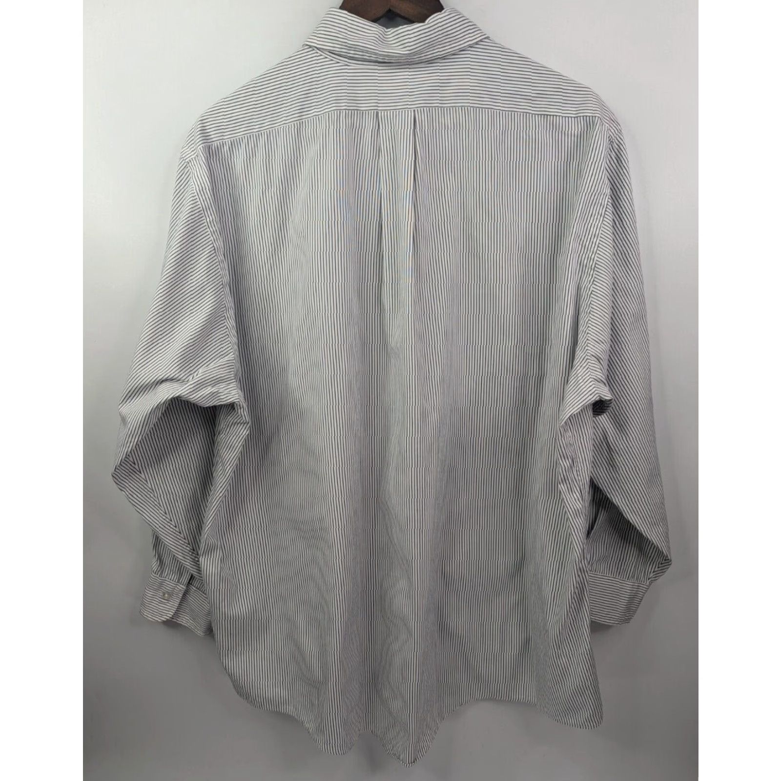 Brooks Brothers Brooks Brothers Makers Shirt 17.5-3 Cotton USA Made Button Down White Stripe Shirt Mens Size US XXL / EU 58 / 5 - 5 Thumbnail