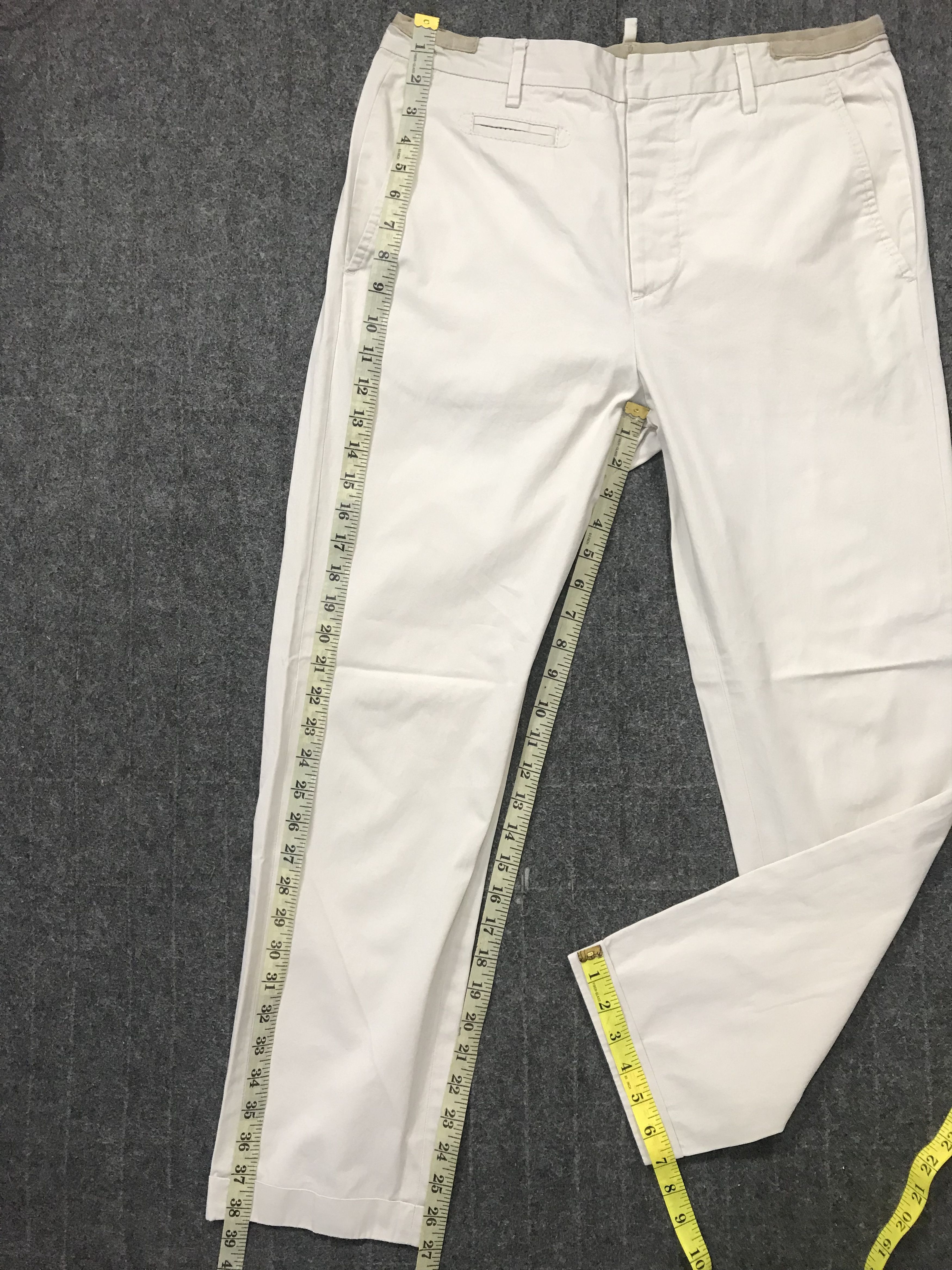 Dsquared2 Dsquared2 Italian Designer Beige Chino Pant Slack Trouser Size US 31 - 10 Thumbnail