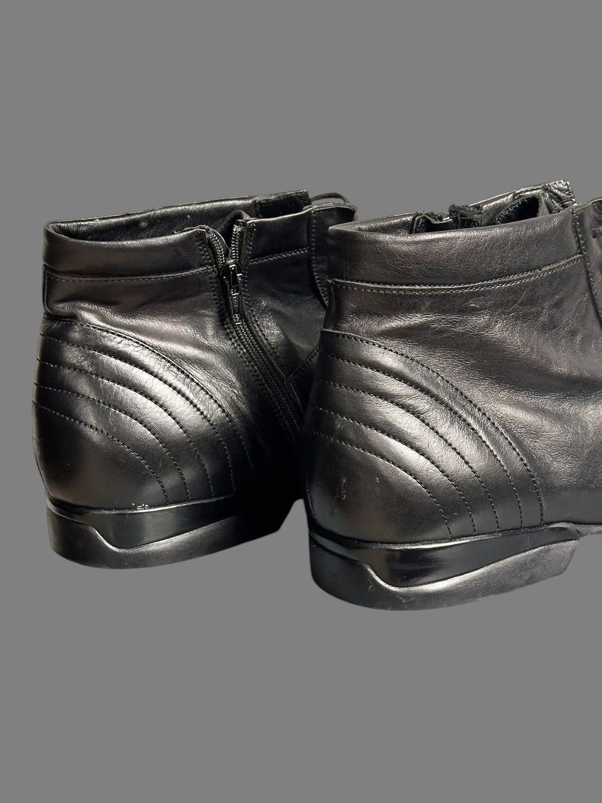 Other AS98 Leather High Combat Boots Rick Owens Guidi Western Size US 11 / EU 44 - 6 Thumbnail