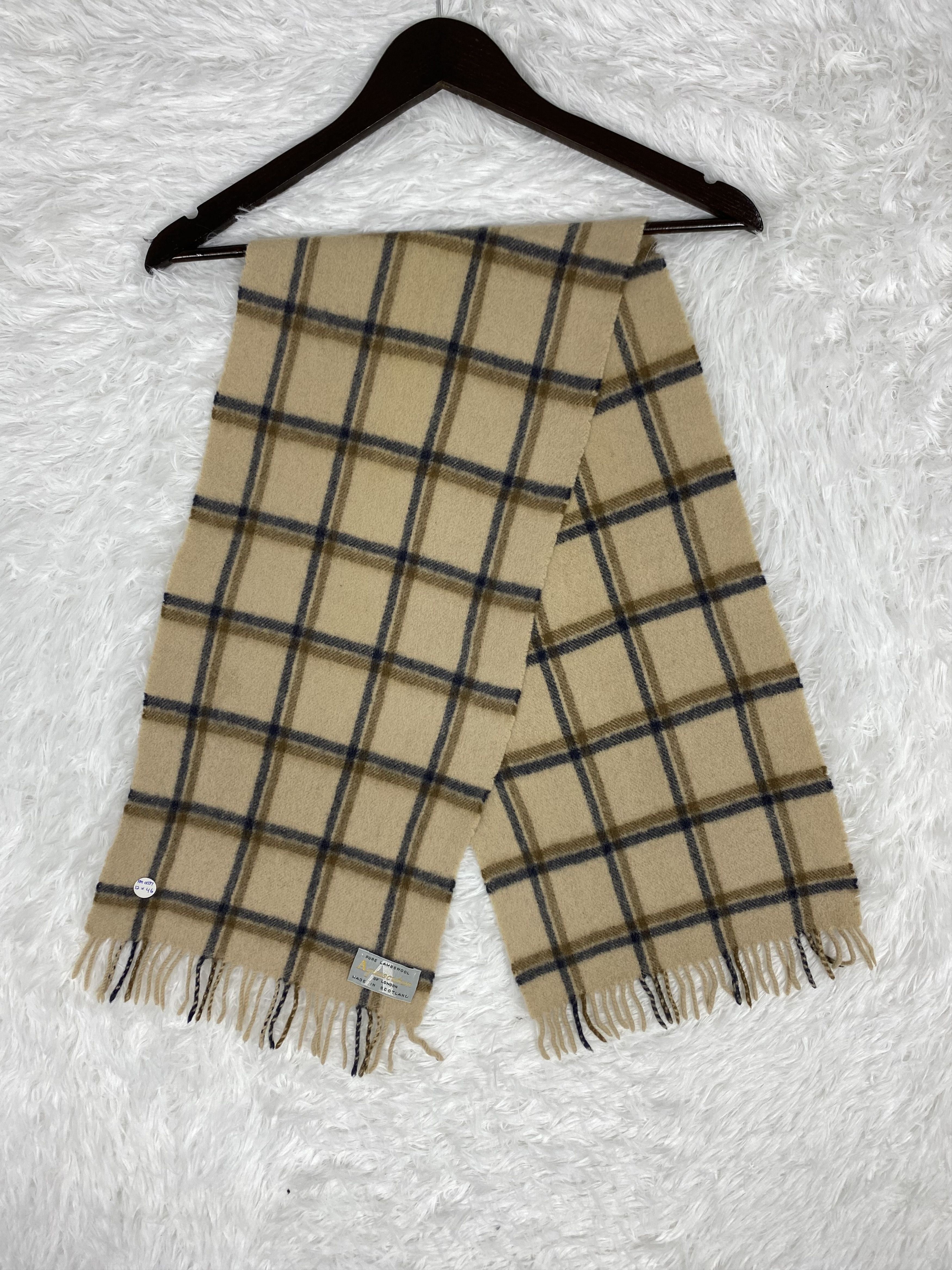 Aquascutum Vintage Aquascutum Scarf / Muffler Neckwear PM0037 Size ONE SIZE - 1 Thumbnail