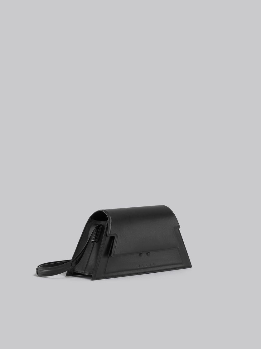 Marni o1w1db11125 Size :OS/Debossed Leather Shoulder Bag in Black Size ONE SIZE - 2 Thumbnail