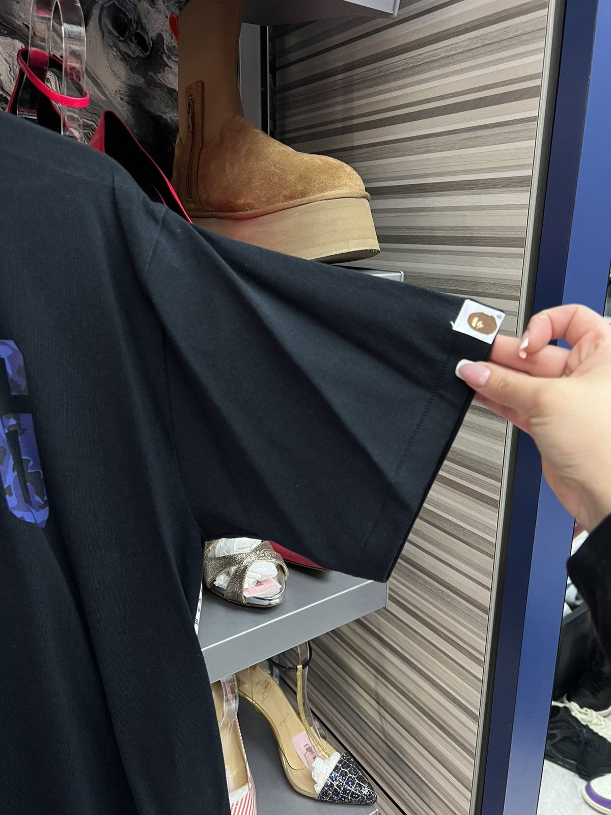 Bape Bape Black T-Shirt Size US L / EU 52-54 / 3 - 4 Thumbnail
