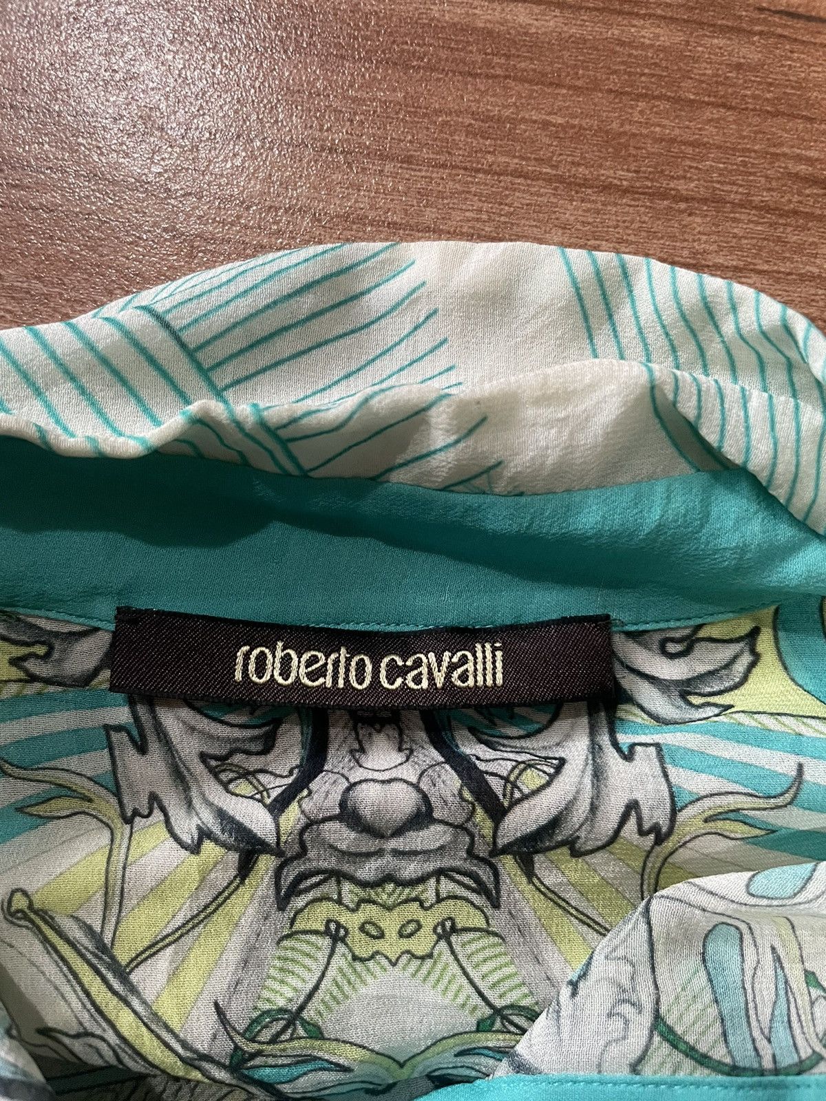 Roberto Cavalli Roberto Cavalli Silk Full Printed Blouses Size S / US 4 / IT 40 - 4 Thumbnail