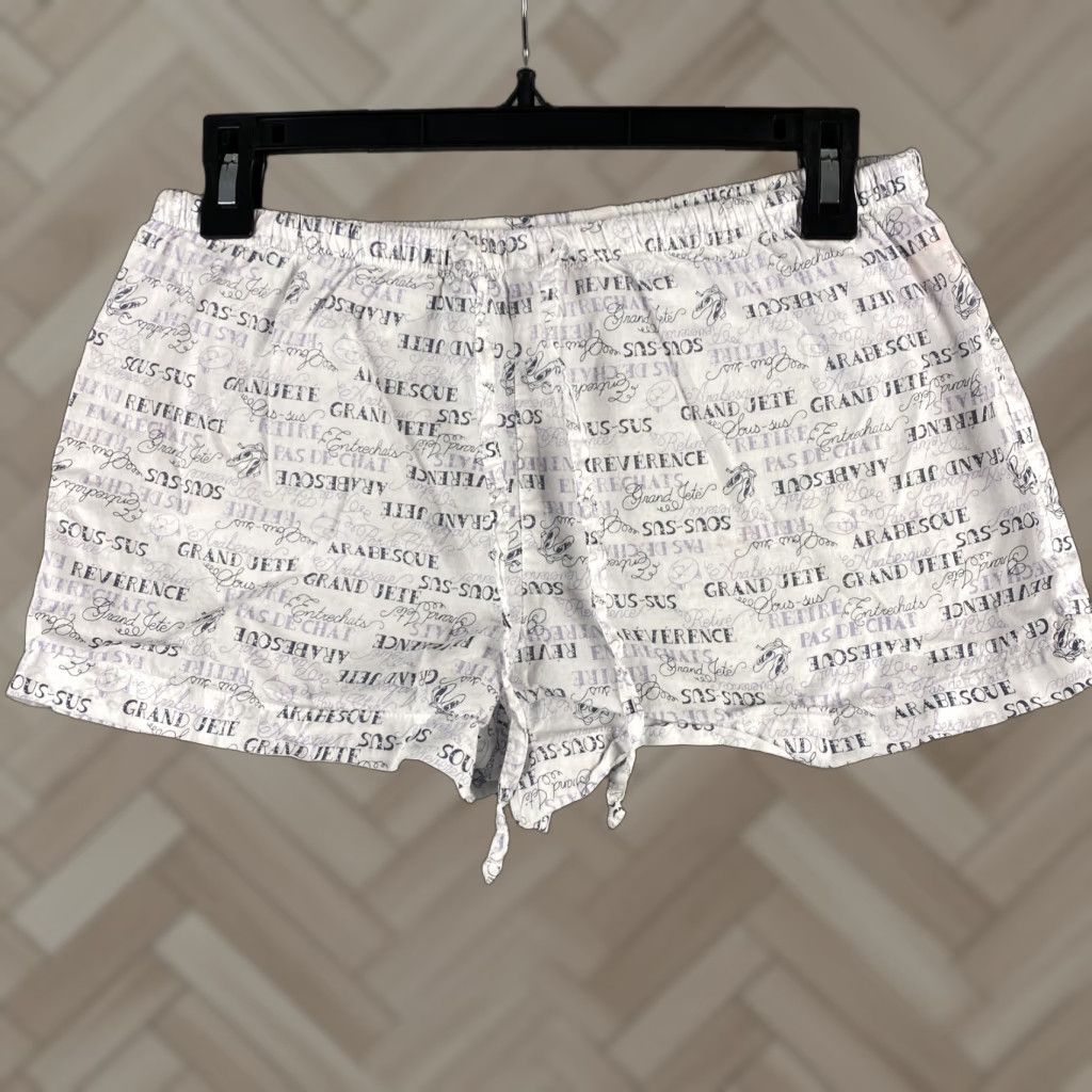la Vie en Rose La Vie En Rose Women's Sleep Shorts Sz S Cotton Chiffon Floral Colorful Sleepwear Size 28" / US 6 / IT 42 - 1 Thumbnail
