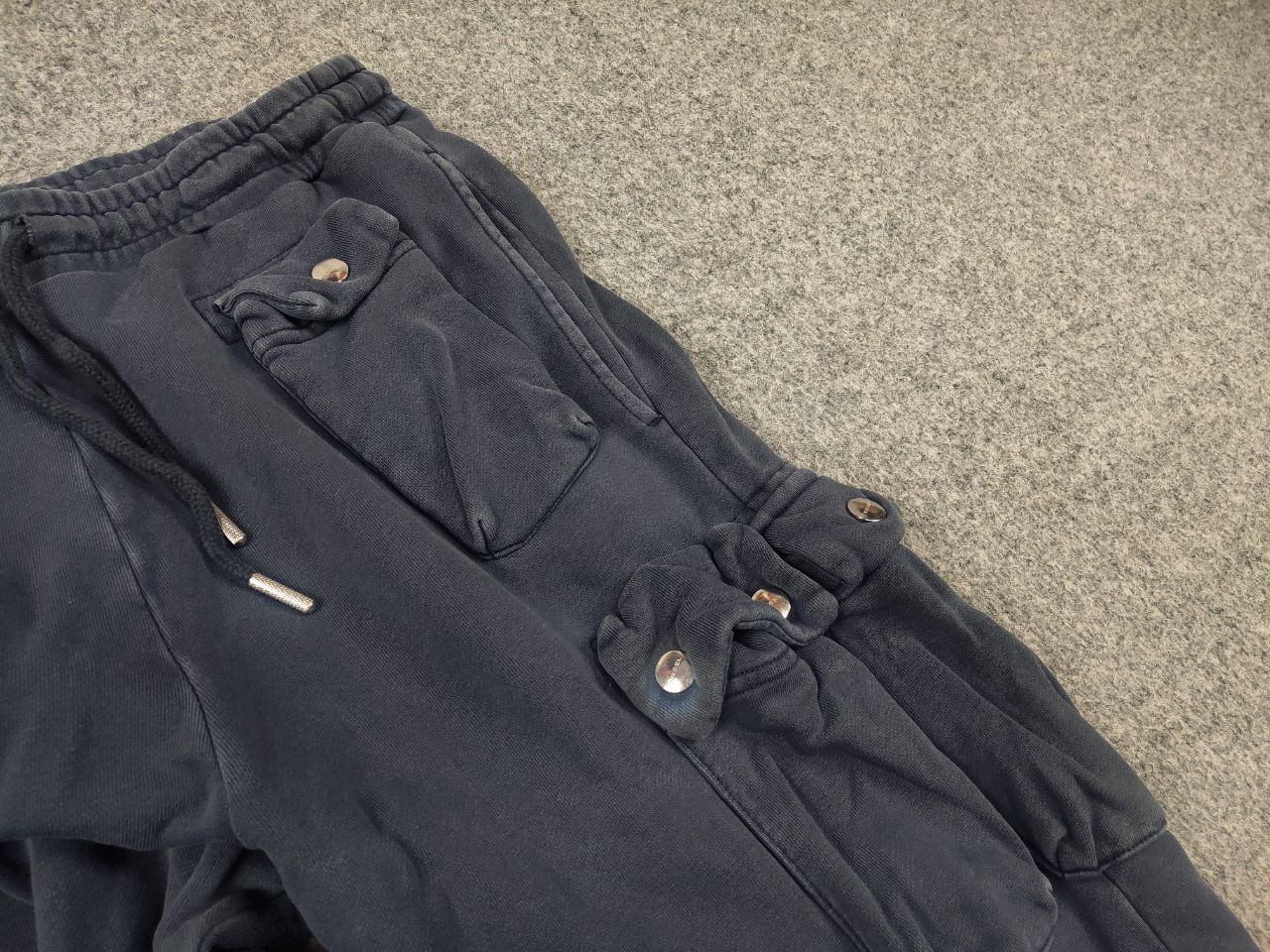 Diesel Diesel P Tarpock Blue Garment Dyed Sweat Cargo Jogger Pants Size US 32 / EU 48 - 9 Thumbnail
