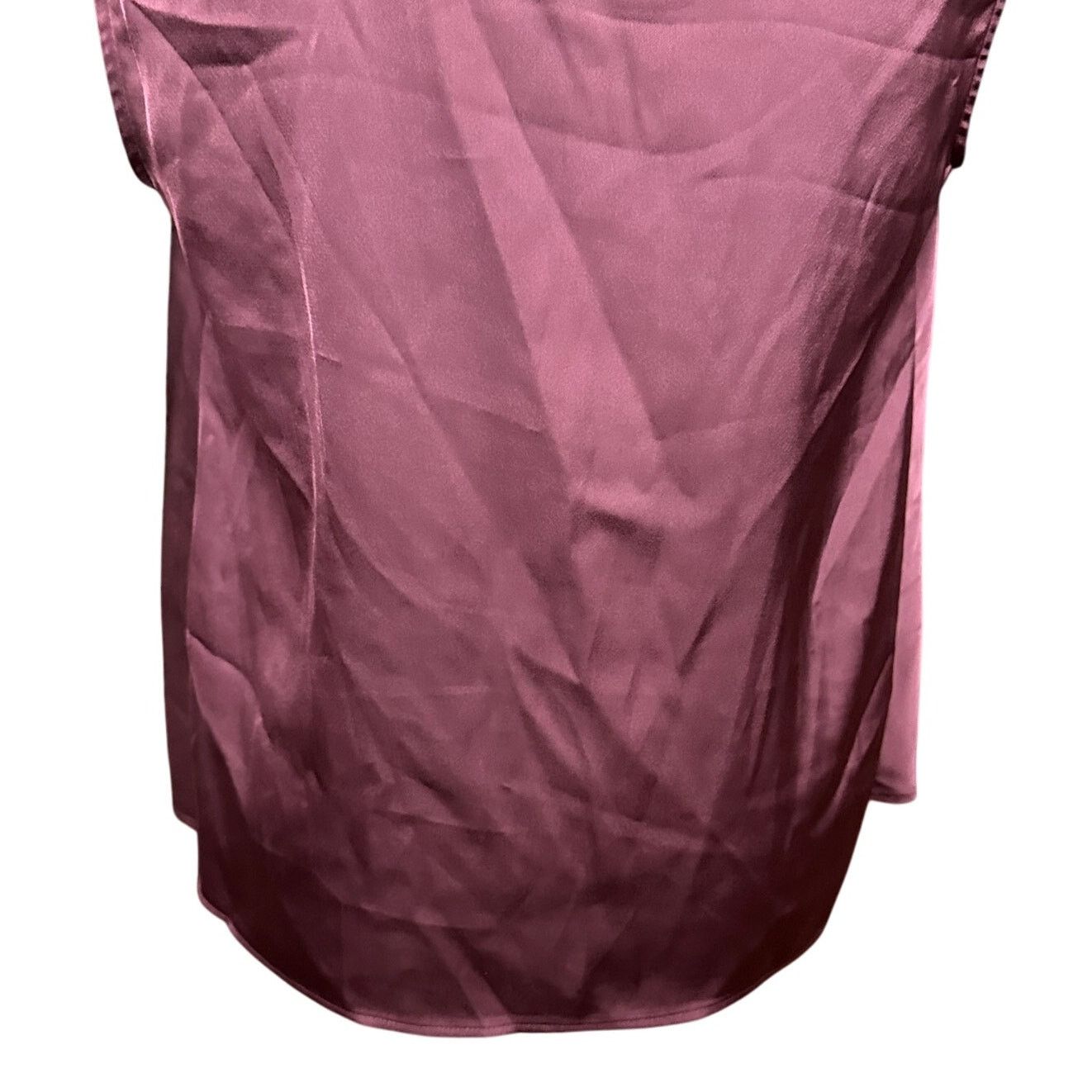 Other Halogen Blouse Top Cowl Neck Sleeveless Satin Purple S NWOT Size S / US 4 / IT 40 - 8 Thumbnail
