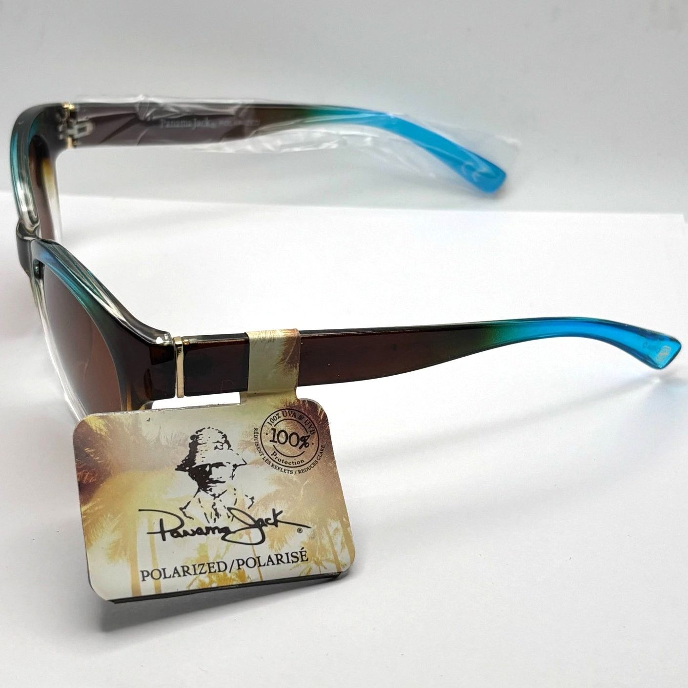 Panama Jack Brown & Blue Panama Jack Sunglasses Size ONE SIZE - 6 Thumbnail