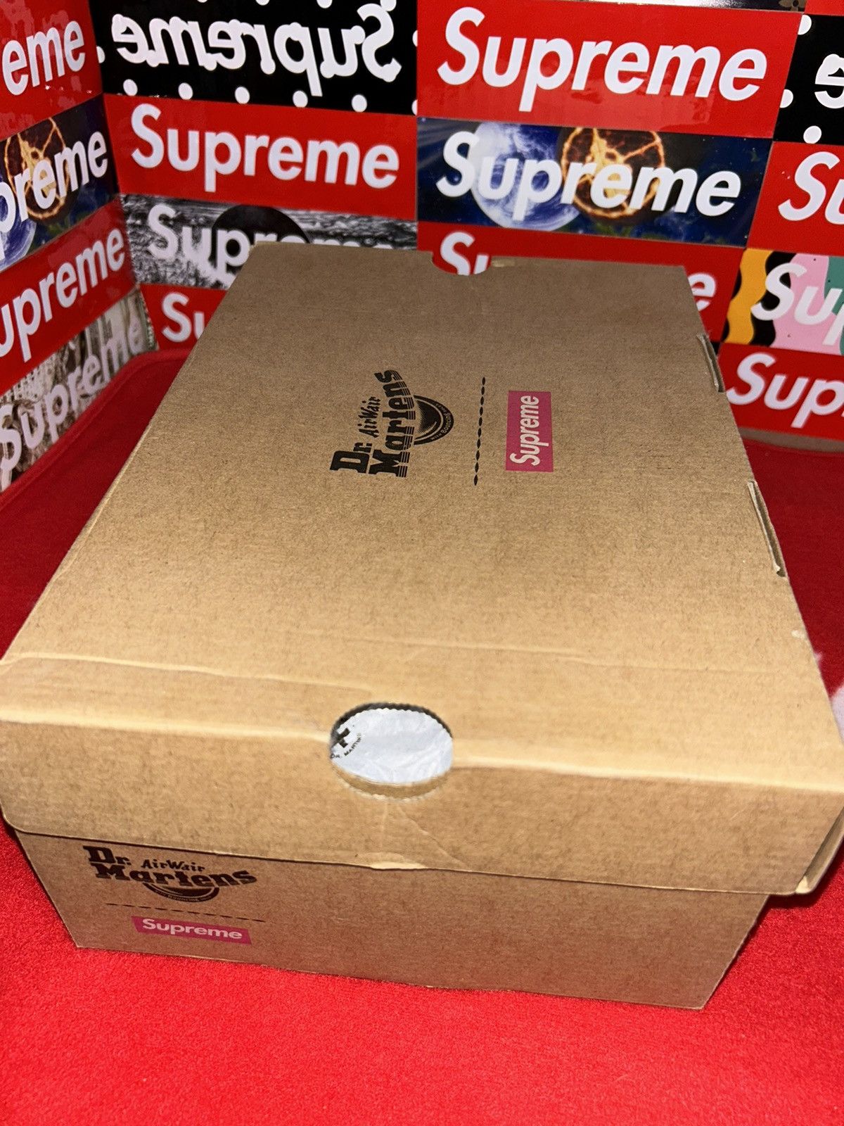 Supreme Supreme x Dr Martens Spiderweb Red 3-Eye Shoes size 4 Size US 5 / EU 37 - 8 Thumbnail