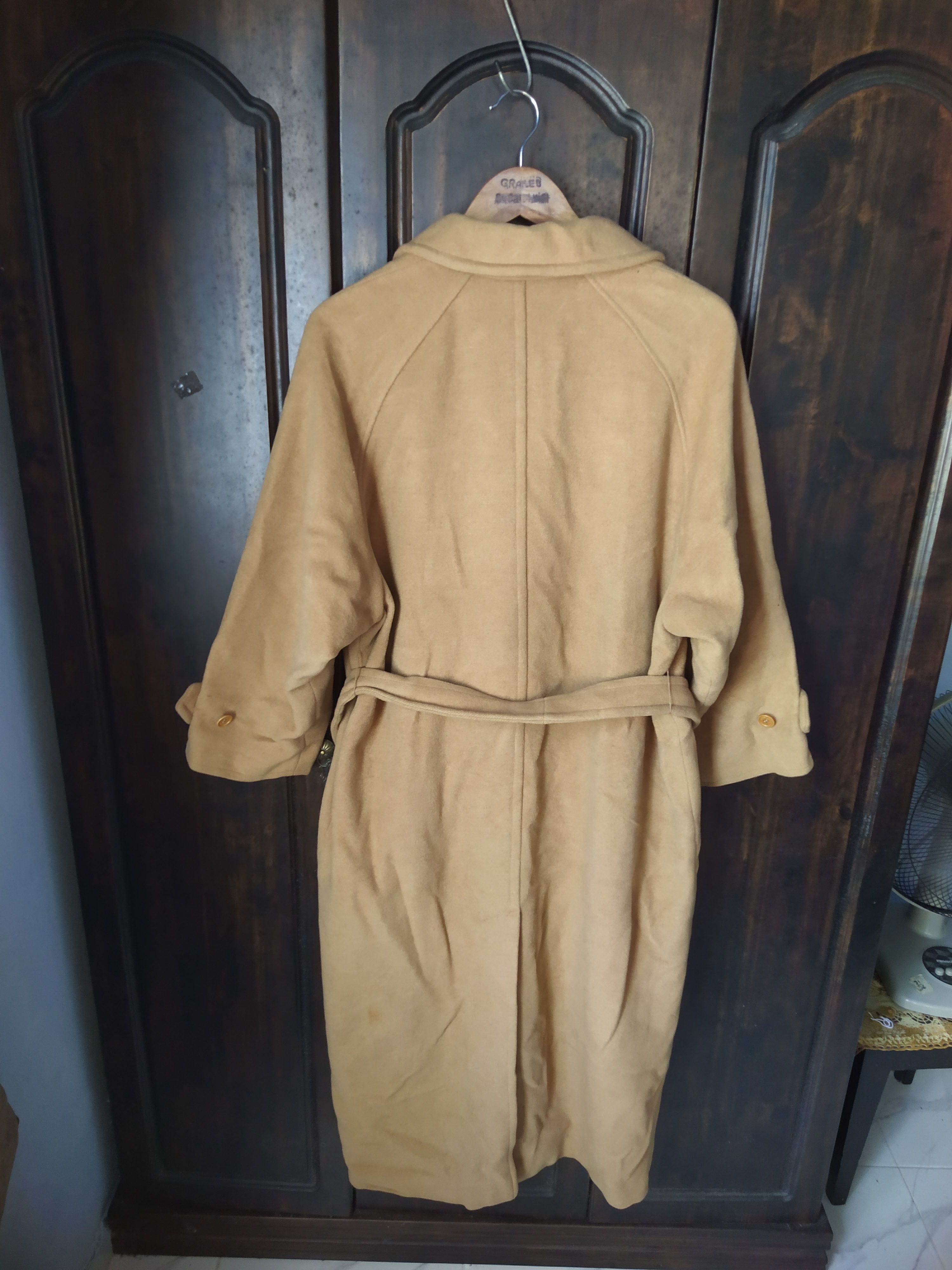Max Mara Max Mara Double-Breasted Belted Trench Coat Size XL / US 12-14 / IT 48-50 - 2 Thumbnail