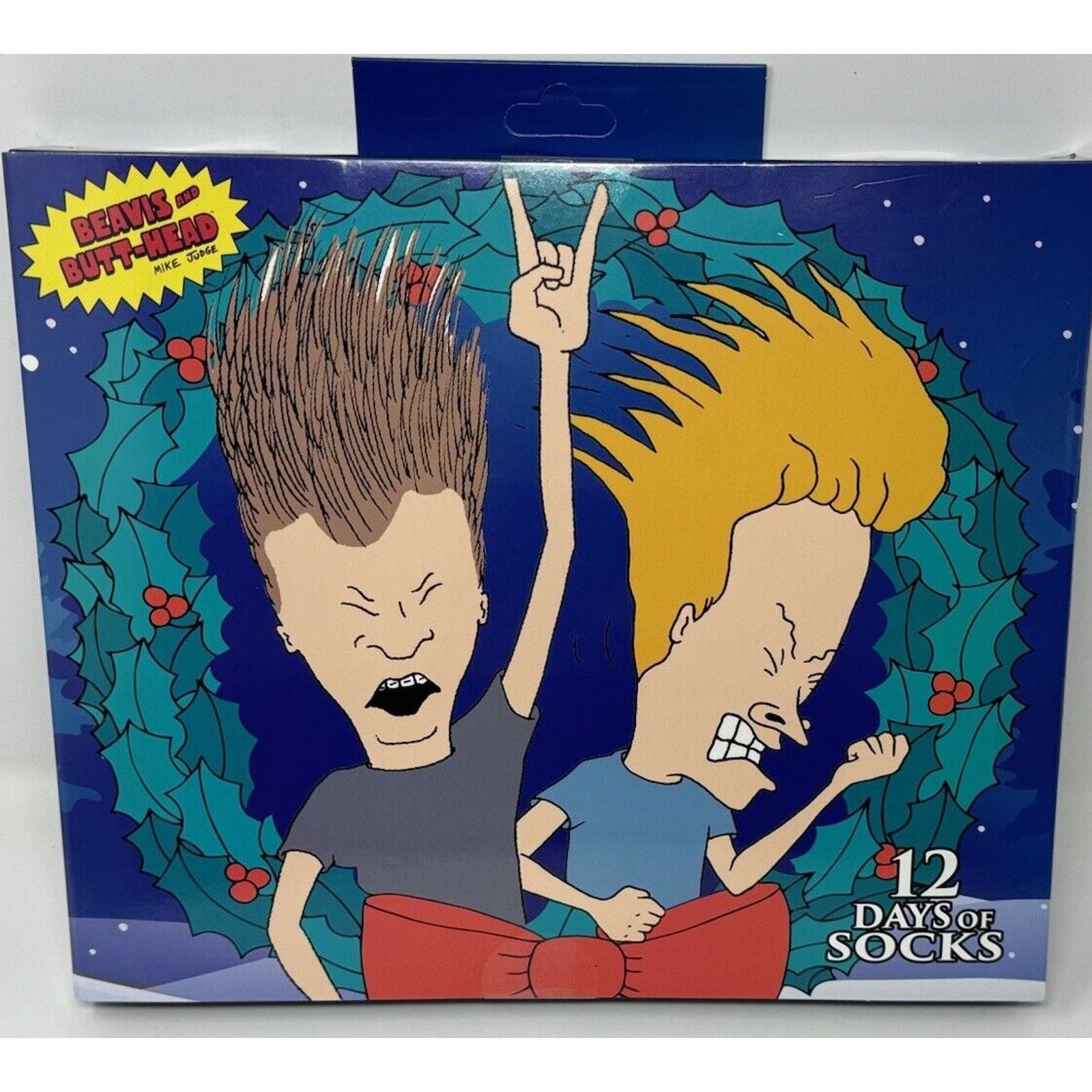 Mtv BEAVIS and BUTT-HEAD SOCKS 12 DAYS OF SOCKS Christmas Size ONE SIZE - 8 Thumbnail