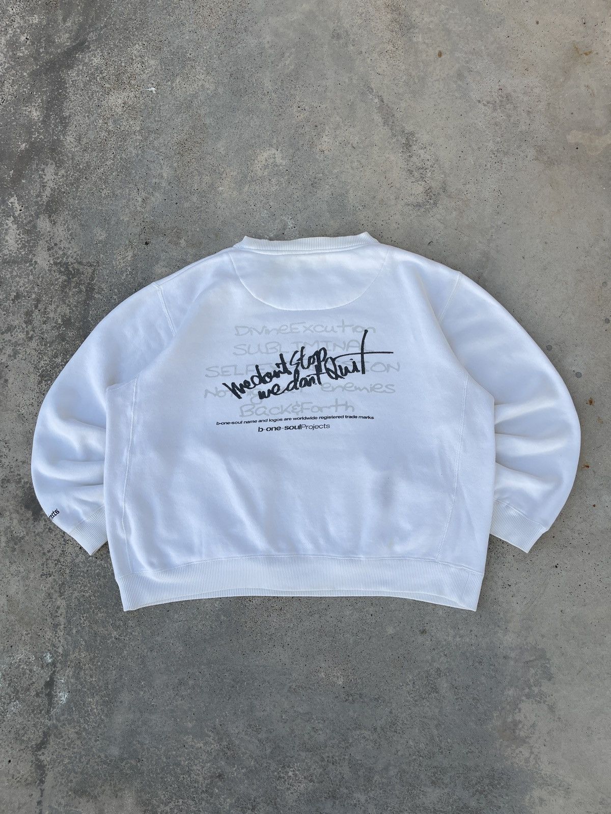 14th Addiction × If Six Was Nine × Japanese Brand Y2K Japanese Brand Wild Poems Punk Gothic Sweatshirt Size US L / EU 52-54 / 3 - 3 Thumbnail