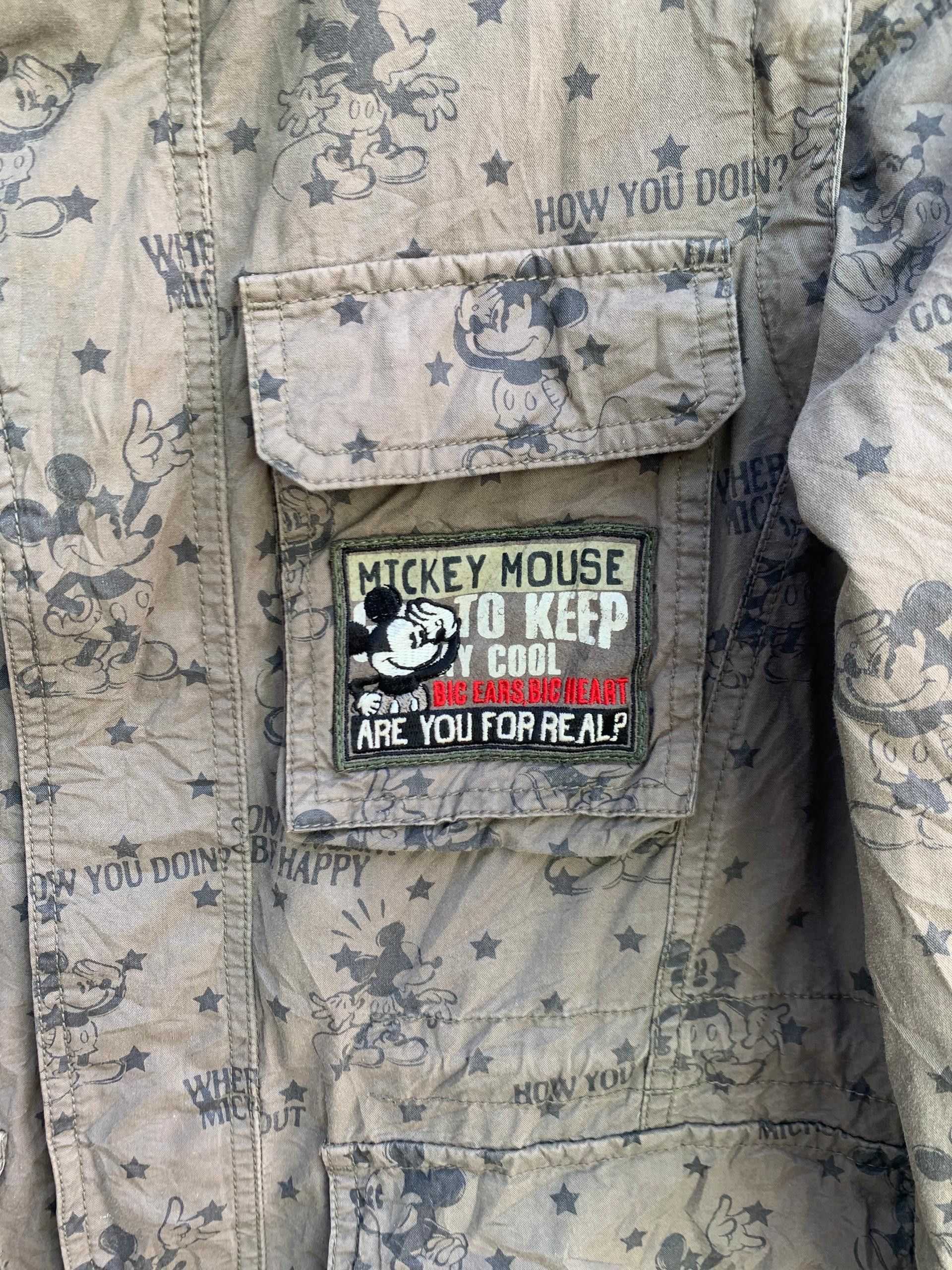 Mickey Mouse Holl Haus Holland X Disney Mickey Army Style Jacket Size US S / EU 44-46 / 1 - 10 Thumbnail