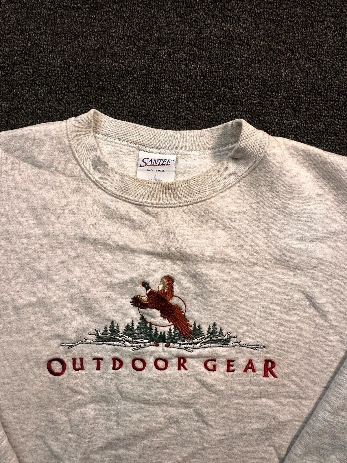 Other VTG - Outdoor Gear Men’s L Embroidered Fleece Crewneck Size US L / EU 52-54 / 3 - 3 Thumbnail