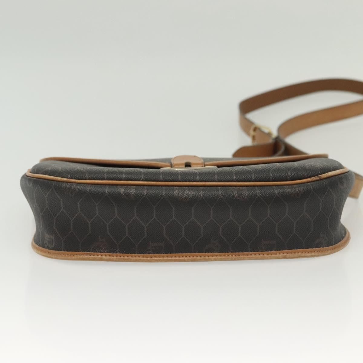 Dior DIOR Honeycomb Canvas Shoulder Bag Pvc Black Gold Size ONE SIZE - 9 Thumbnail