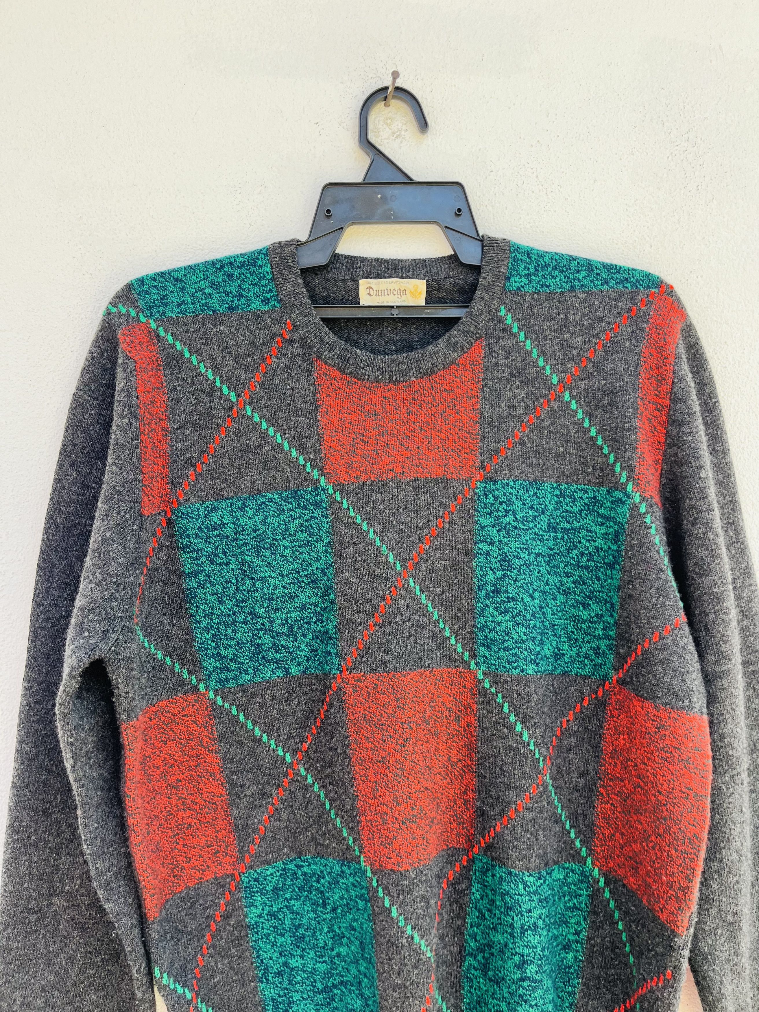 Japanese Brand Vintage Dunvega Geelong Lambswool Fashion Style Size US L / EU 52-54 / 3 - 3 Thumbnail
