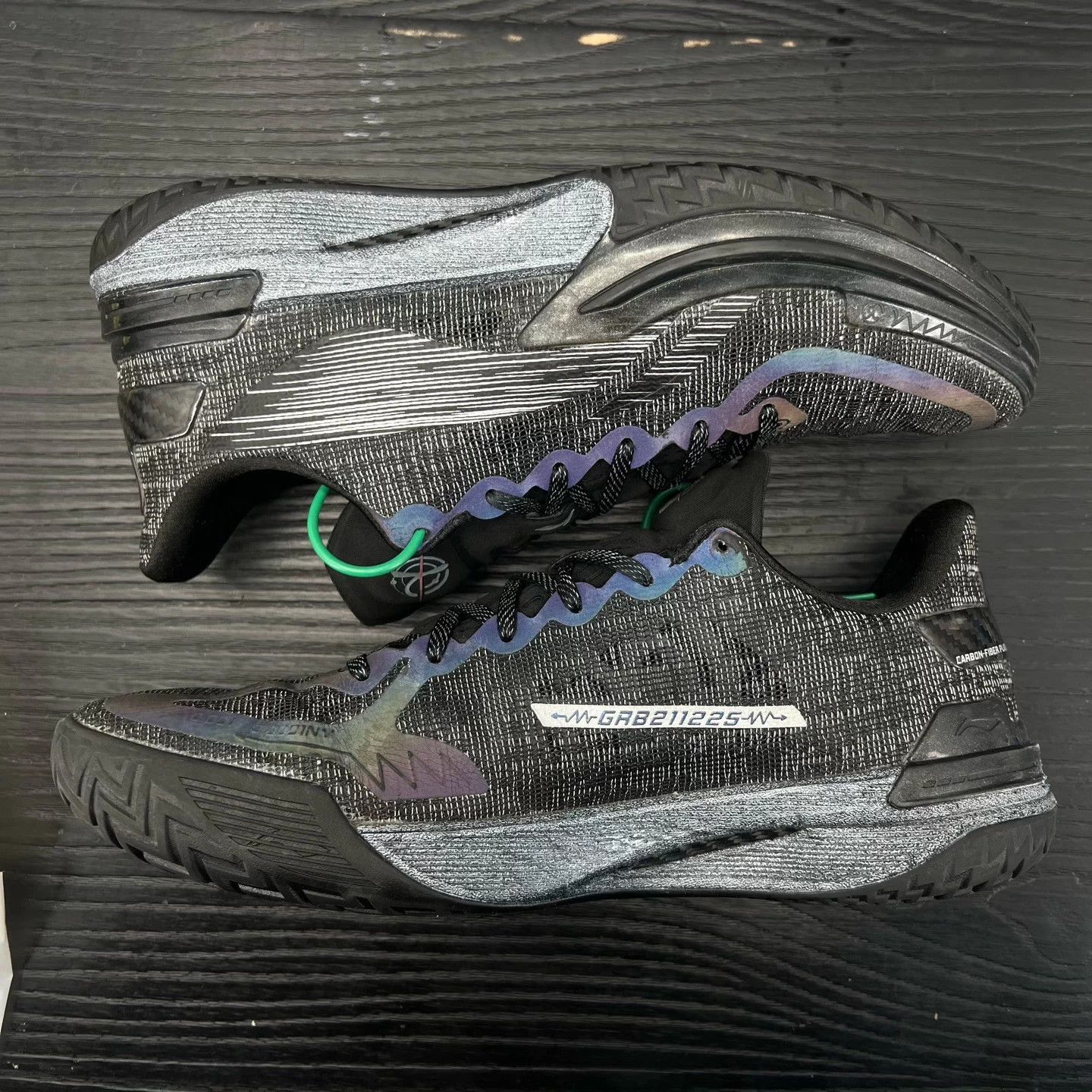 Li-Ning LI-NING Gamma Black 45 Near New Size US 12 / EU 45 - 3 Thumbnail