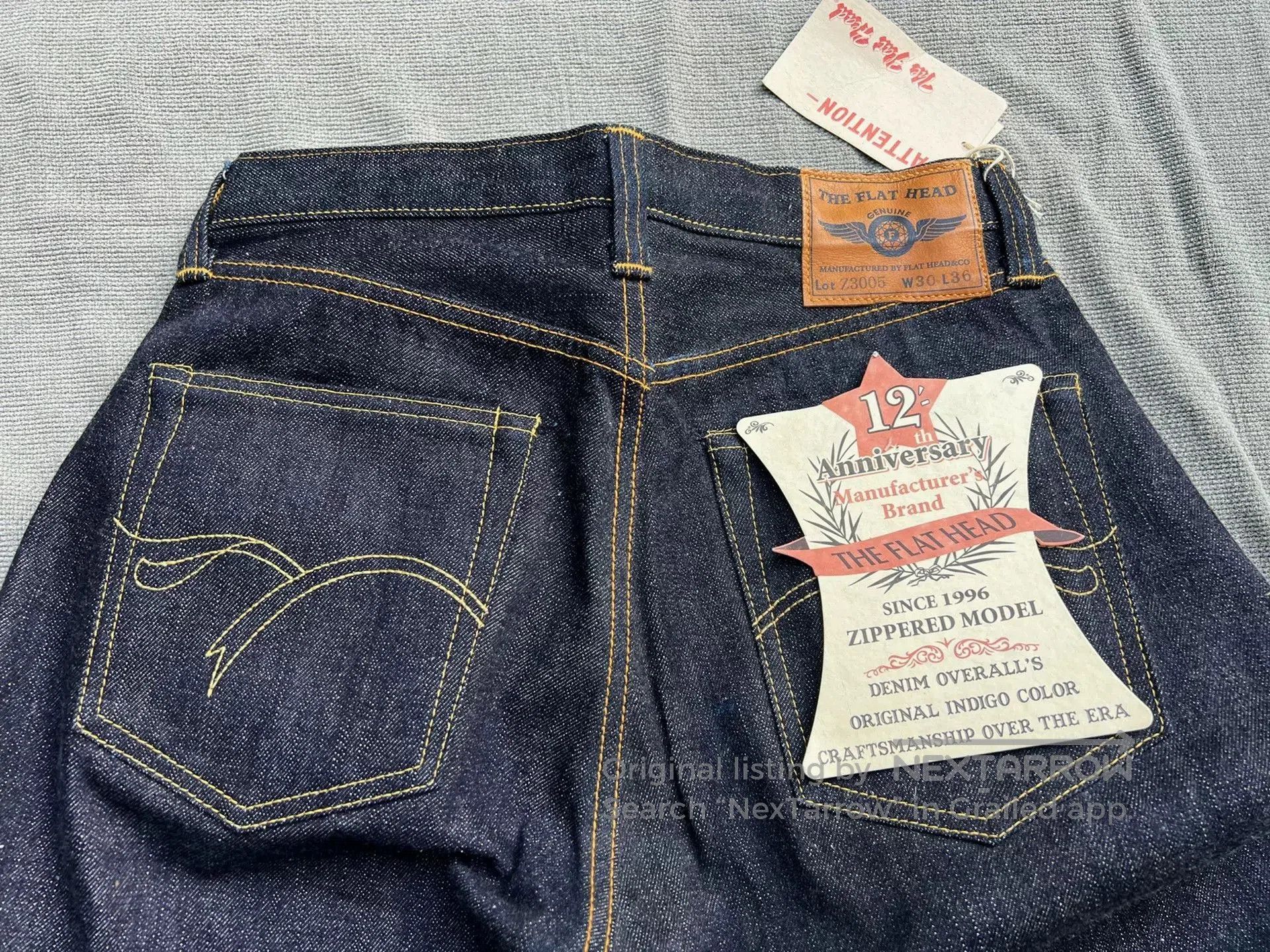 The Flat Head The Flat Head Denim 3005 Zipper Edition. Size US 30 / EU 46 - 6 Thumbnail
