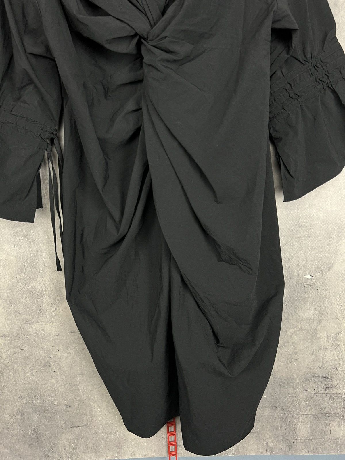 Japanese Brand Muller of Yoshiokudo Japan Black Nylon dress Size 38 Size XS / US 0-2 / IT 36-38 - 8 Thumbnail