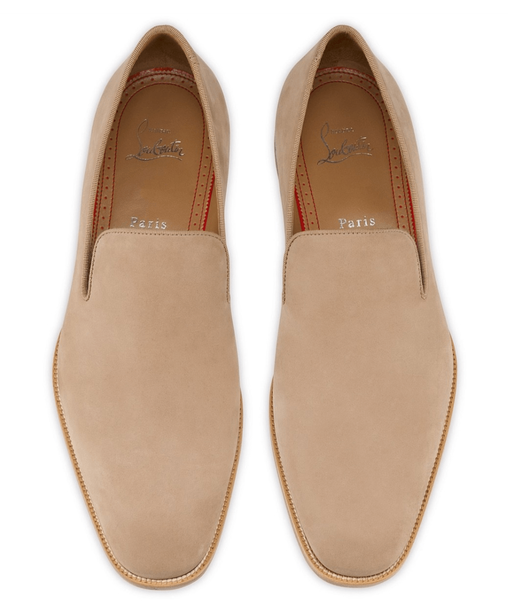 Christian Louboutin Mens Danny Flex Flat Lionne Beige Calf Dress Loafer 42 9 Size US 9 / EU 42 - 11 Thumbnail