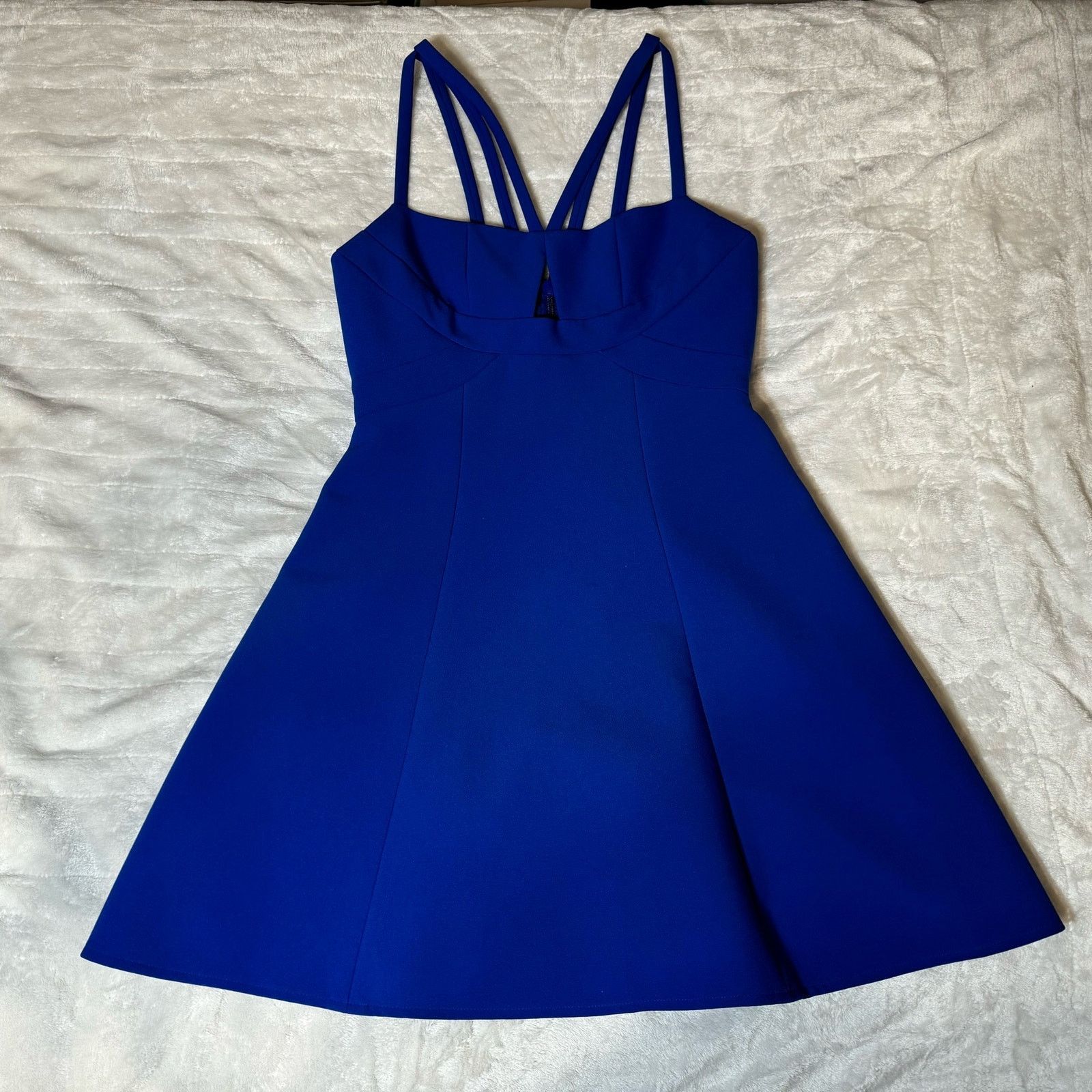 Bcbgmaxazria BCBG Maxazria Strappy Sleeveless Fit Flare Mini Dress Sze 2 Size XS / US 0-2 / IT 36-38 - 5 Thumbnail