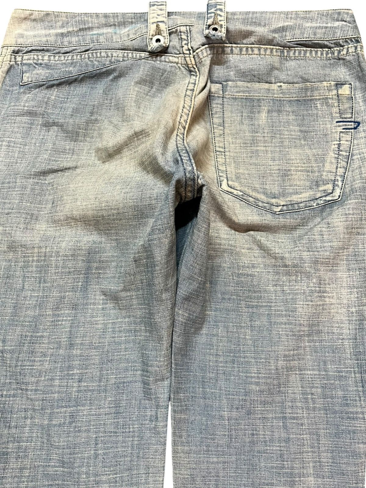 Diesel Vintage Diesel Faded Baggy Wide Leg Skater Denim Size US 32 / EU 48 - 6 Thumbnail