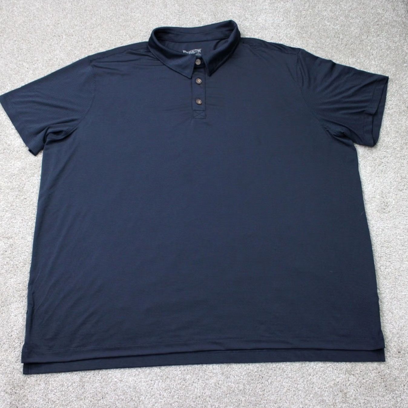 Vintage Duluth Mens Polo Shirt Blue 3XL XXXL Short Sleeve Pullover Regular Fit Classic Outdoor Pocket Breathable Cotton Blend Polyester Spandex Shirt Size US XXL / EU 58 / 5 - 2 Thumbnail