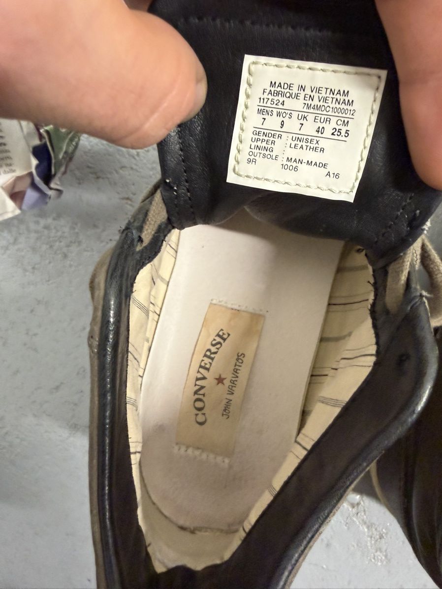 Converse × John Varvatos John Varvatos x Converse Aged High Top Sneakers Size US 9.5 / EU 42-43 - 14 Thumbnail