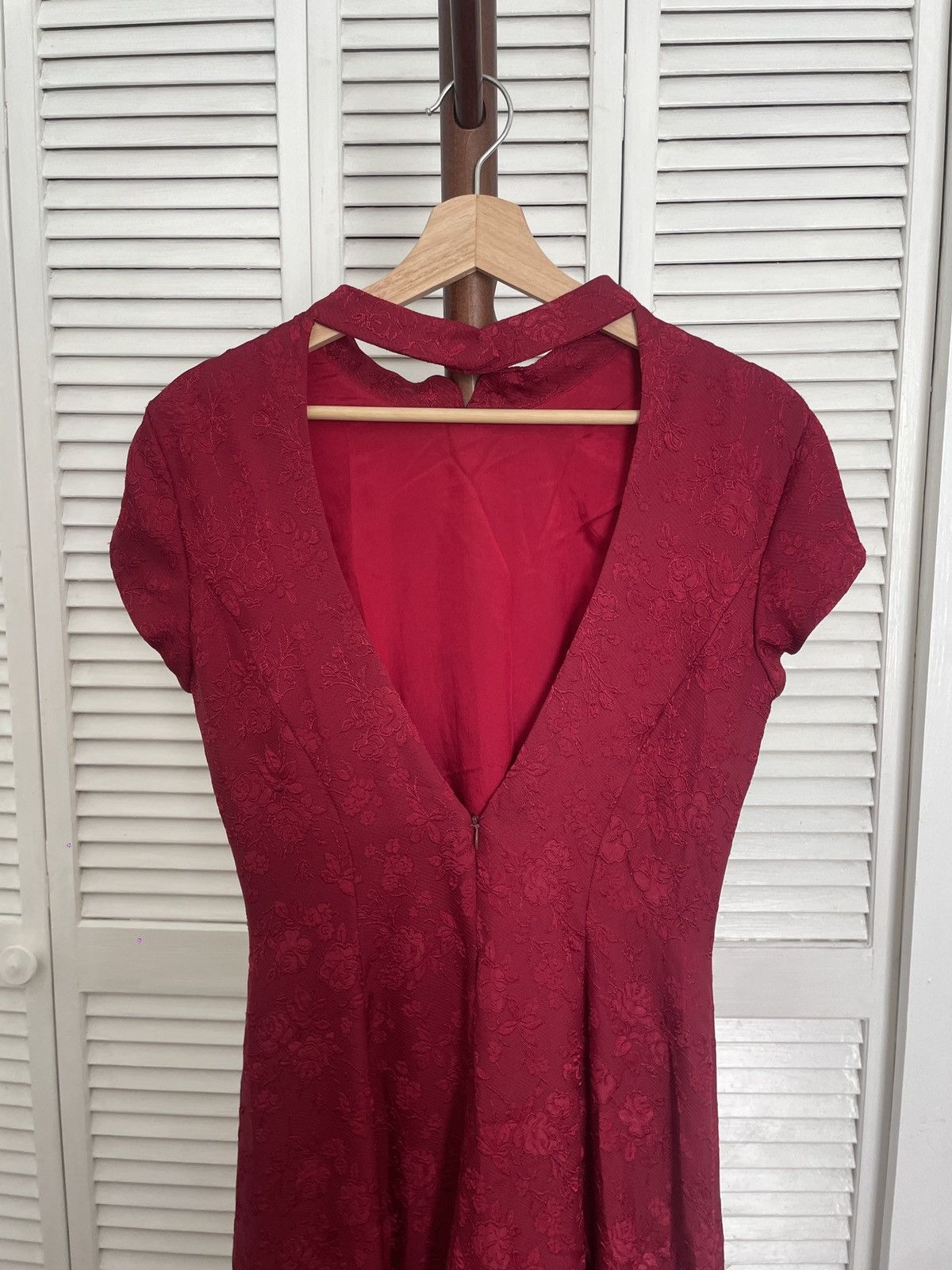 Vintage Red vintage dress from 1950s Size L / US 10 / IT 46 - 2 Thumbnail