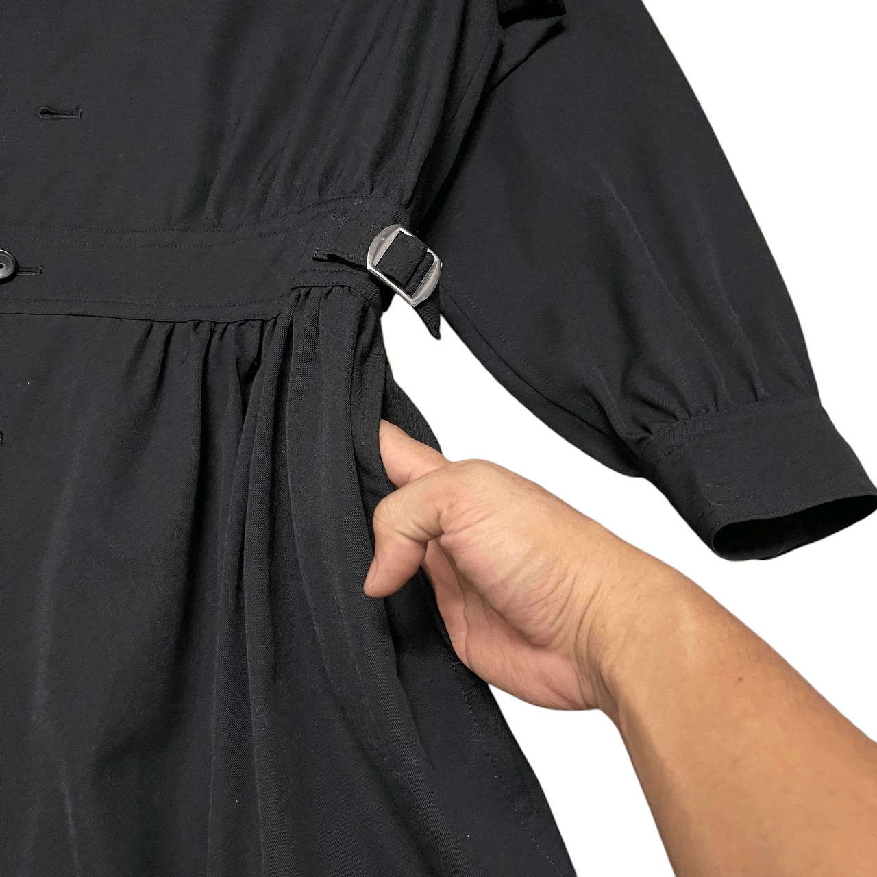 Yohji Yamamoto Yohji Yamamoto Wool Long Dress Coat Size US M / EU 48-50 / 2 - 6 Thumbnail
