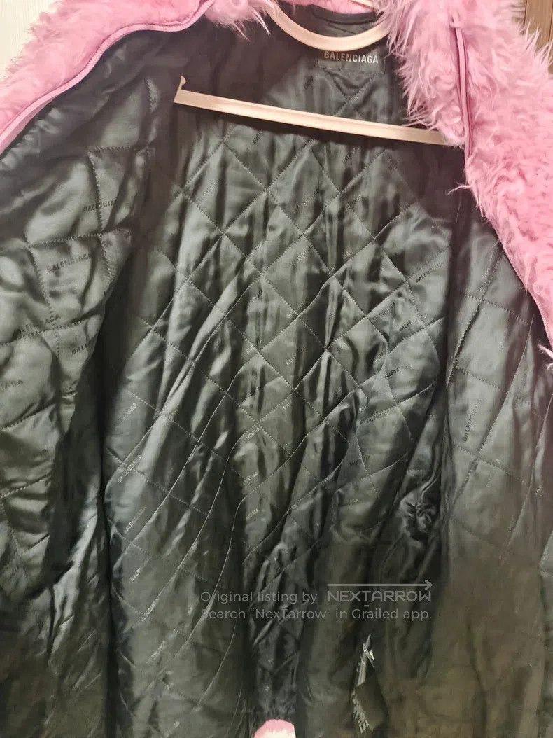 Balenciaga Balenciaga Pink lambswool jacket Size XS / US 0-2 / IT 36-38 - 6 Thumbnail