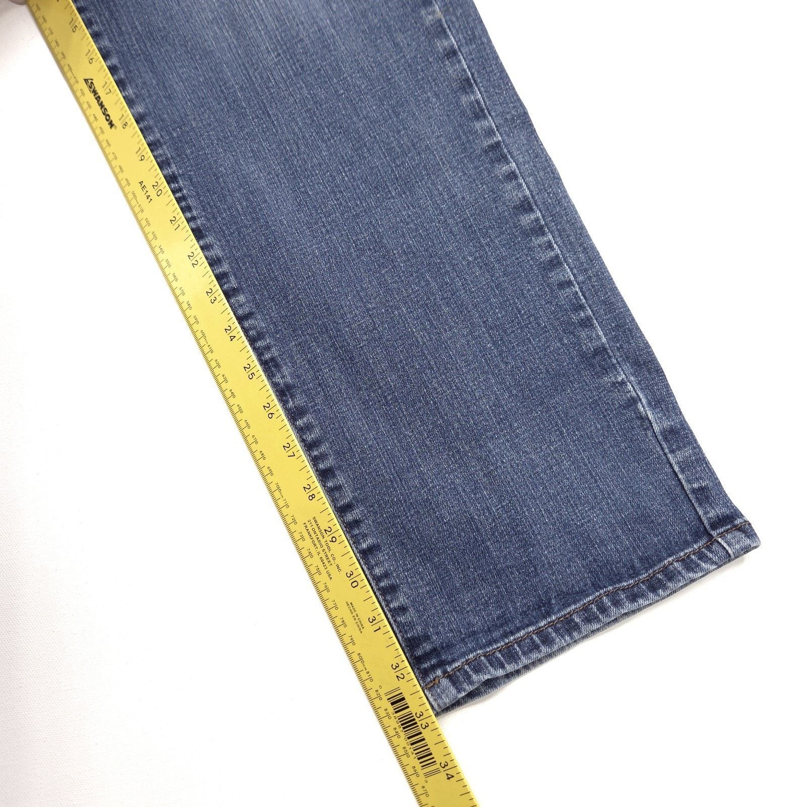 Lucky Brand Lucky Brand 221 Straight Jeans Mens 38x33 Blue Stretch Size US 38 / EU 54 - 7 Thumbnail