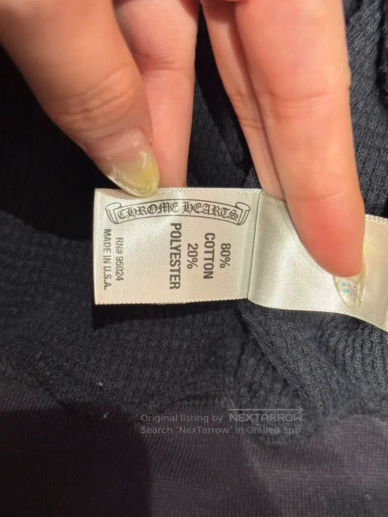 Chrome Hearts CHROME HEARTS Size M Black Malibu limited cross flower Neri Size US M / EU 48-50 / 2 - 9 Thumbnail