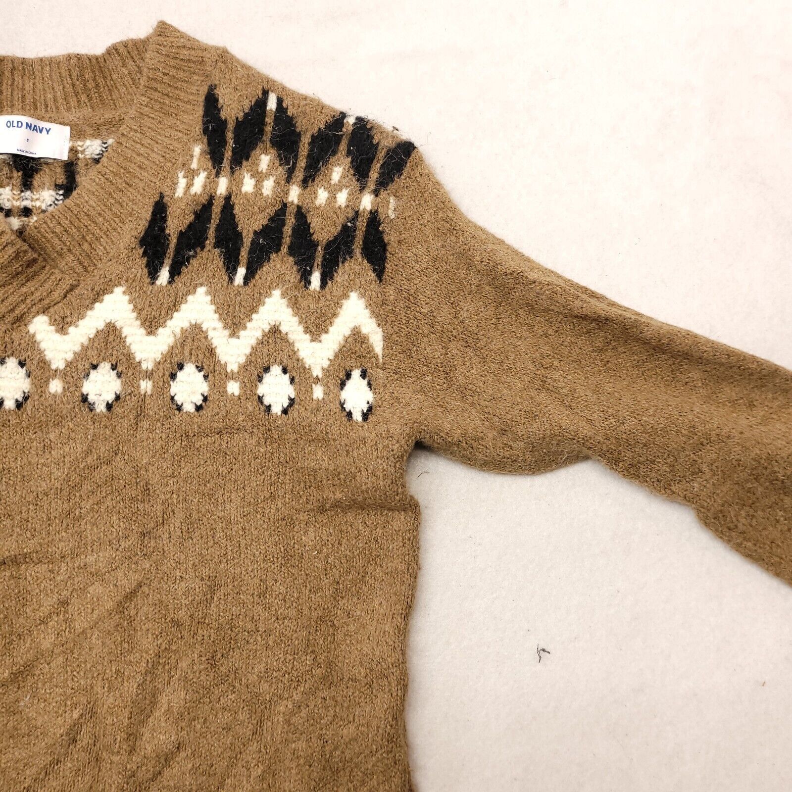 Old Navy Old Navy Long Sleeve Cotton Sweater Womens Size Small Brown Size S / US 4 / IT 40 - 5 Thumbnail
