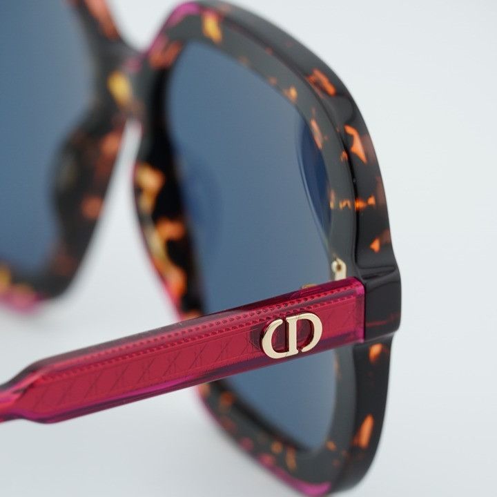 Dior Dior DIORHIGHLIGHT S1I 24B0 Sunglasses Havana Square Frame Size ONE SIZE - 8 Thumbnail