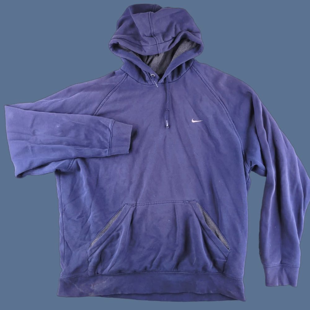 Nike Nike Hoodie Mens XL Blue Pullover Logo Sweatshirt Size US XL / EU 56 / 4 - 1 Thumbnail