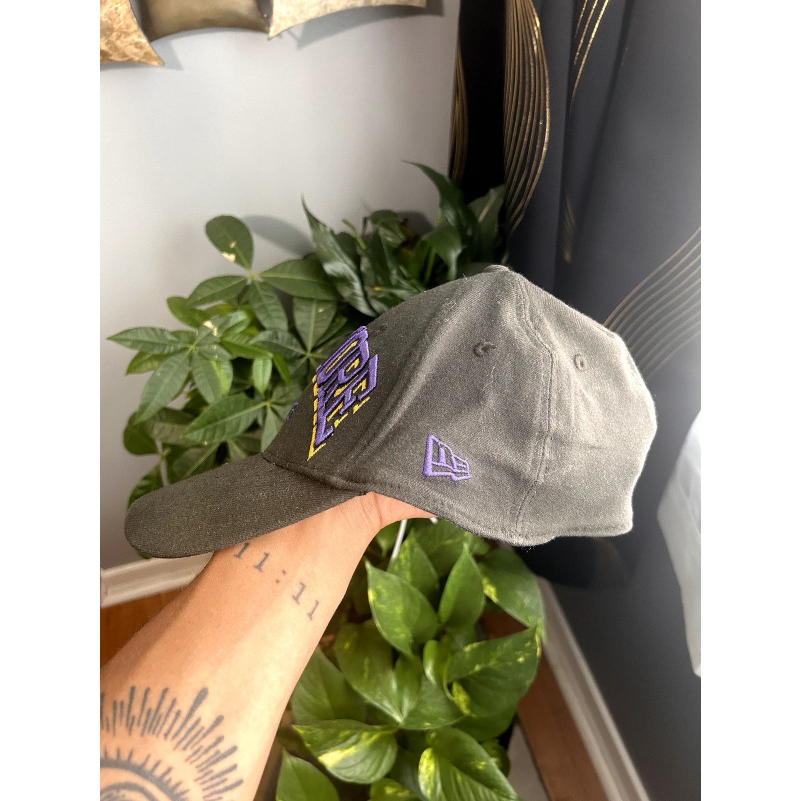 NFL × New Era × Vintage Vintage Y2k New Era 39thirty Baltimore Ravens NFL Hat Size ONE SIZE - 3 Thumbnail