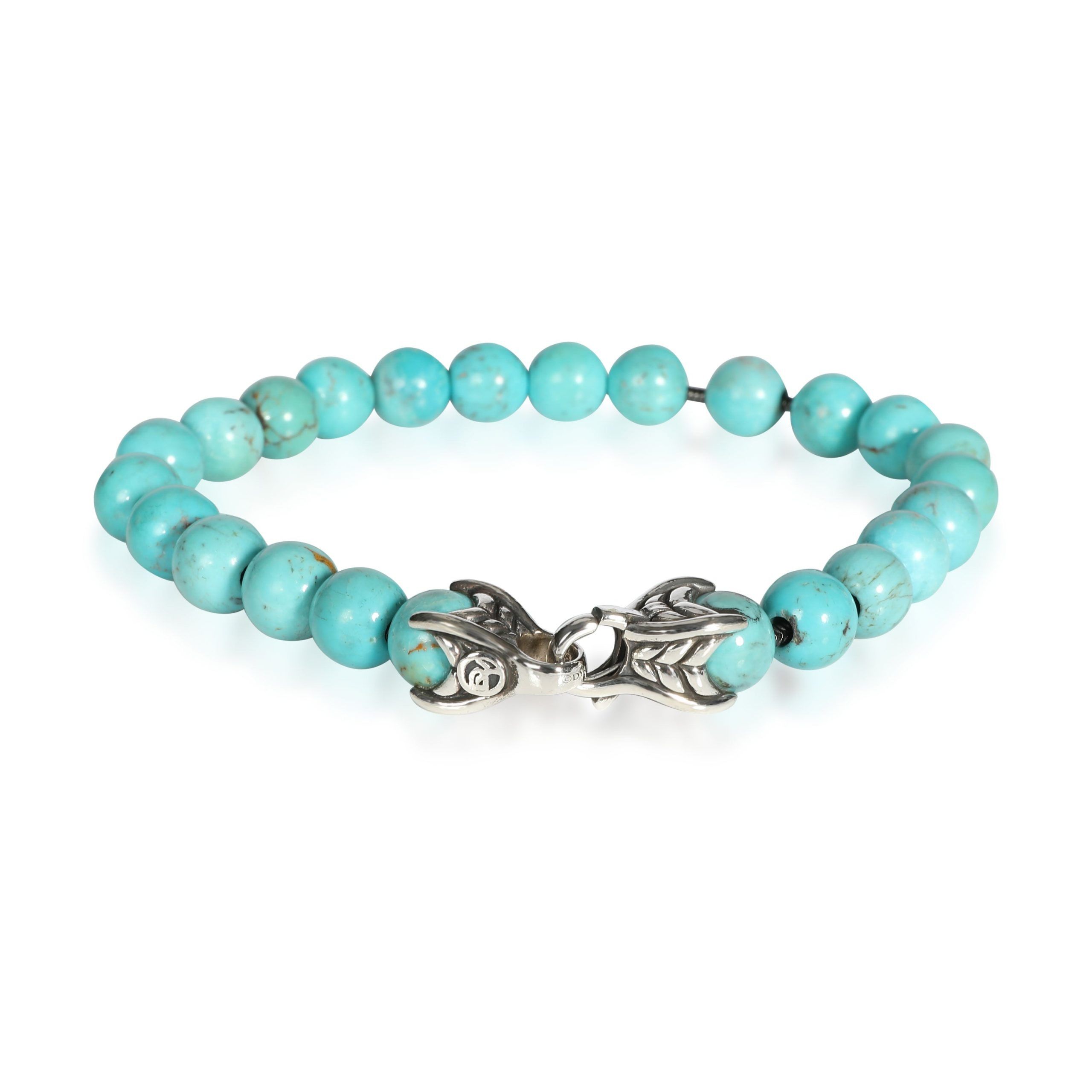 David Yurman Turquoise Spiritual Beads Bracelet in Sterling Silver