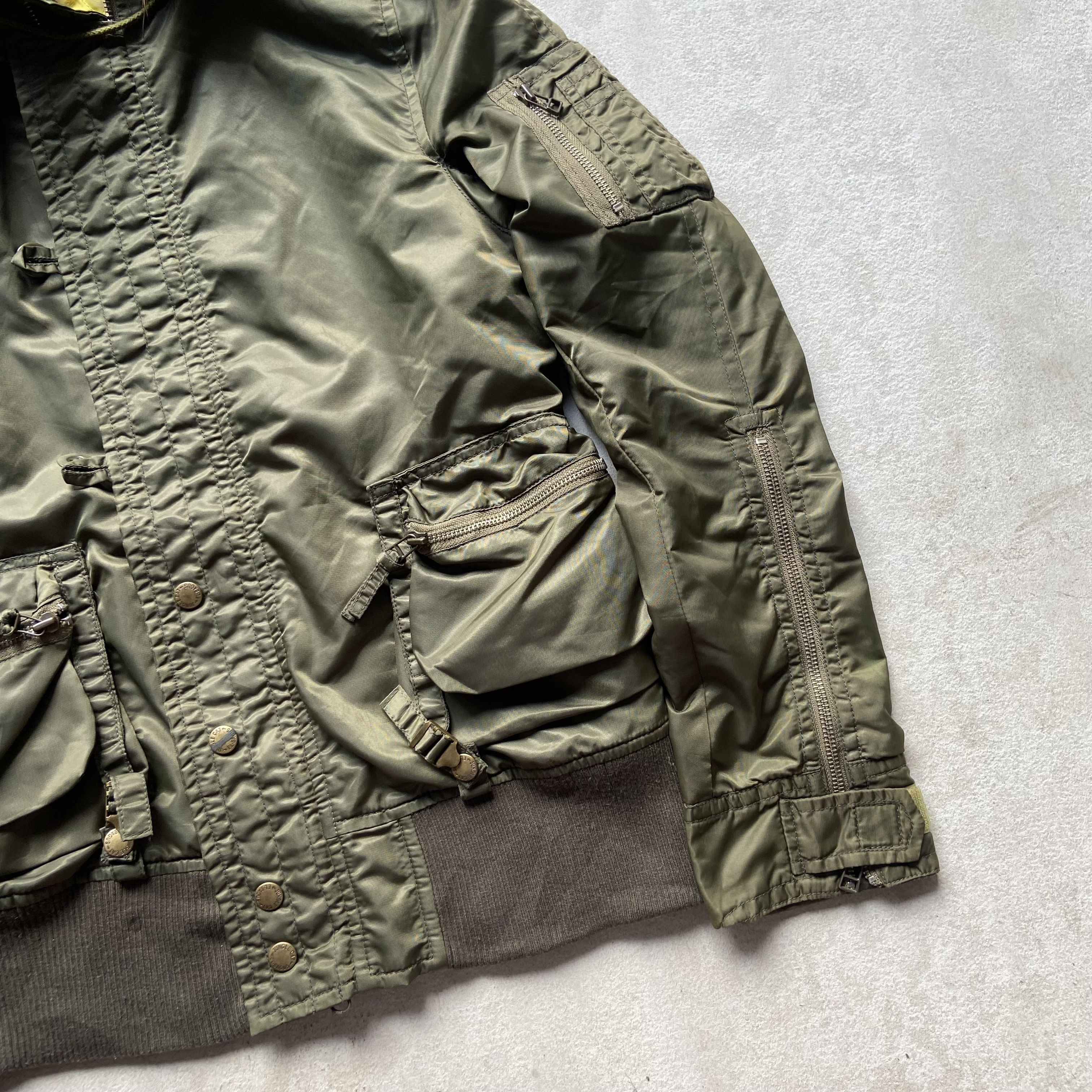 Le Grande Bleu (L.G.B.) Jungle Cat Raccoon Fur Jacket Ifsixwasnine lgb style Size US M / EU 48-50 / 2 - 5 Thumbnail