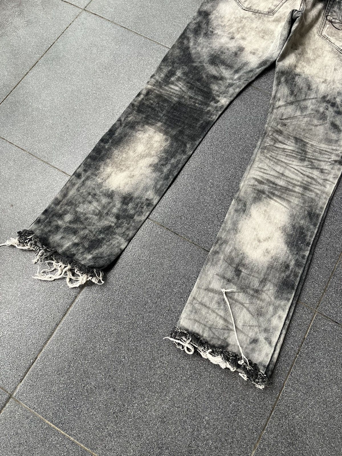 14th Addiction 🇯🇵Vtg y2k In The Attic Homme smoke distressed Jeans pats 🇯🇵 Size US 32 / EU 48 - 10 Thumbnail