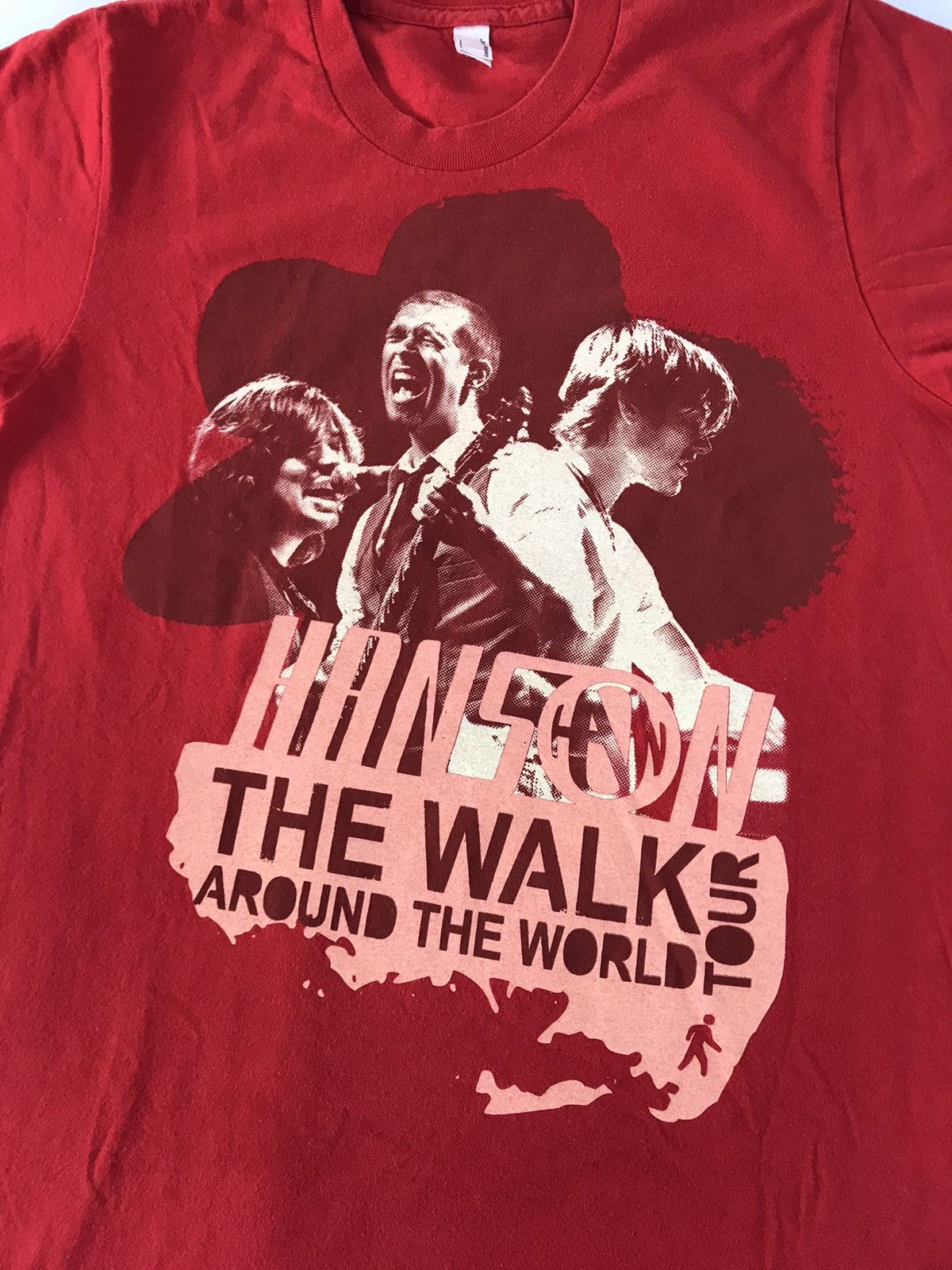Band Tees Hanson The Walk Around The World US Tour 2008 Band Rock Tee Size US S / EU 44-46 / 1 - 4 Thumbnail
