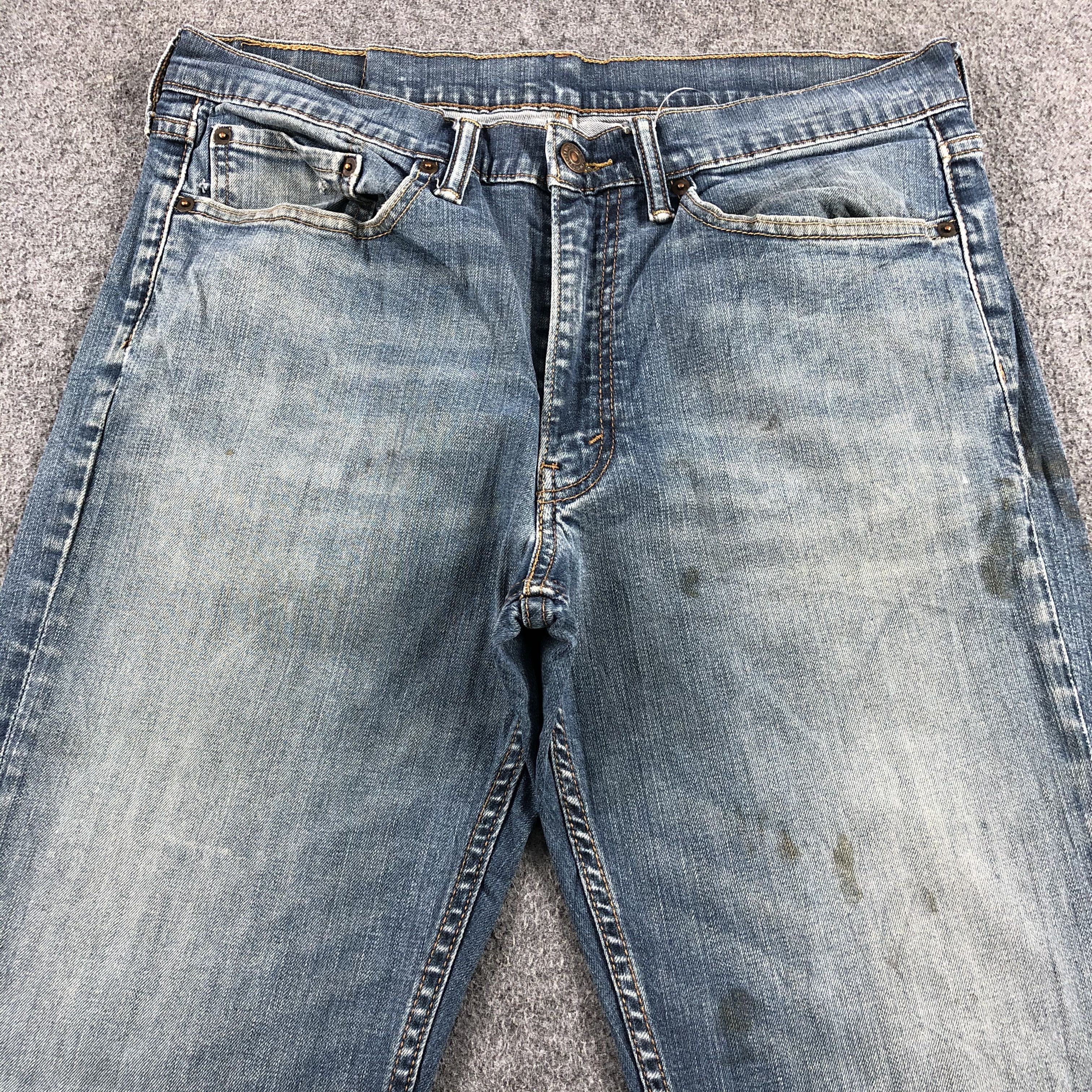 Levi's Vintage Blue Wash Levis 514 Jeans-J1558 Size US 34 / EU 50 - 3 Thumbnail