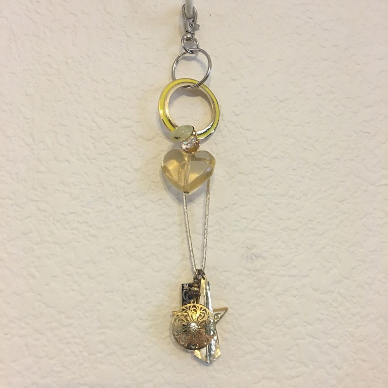 Vintage Vintage repurpose salvaged estate gem keychain Size ONE SIZE - 1 Thumbnail