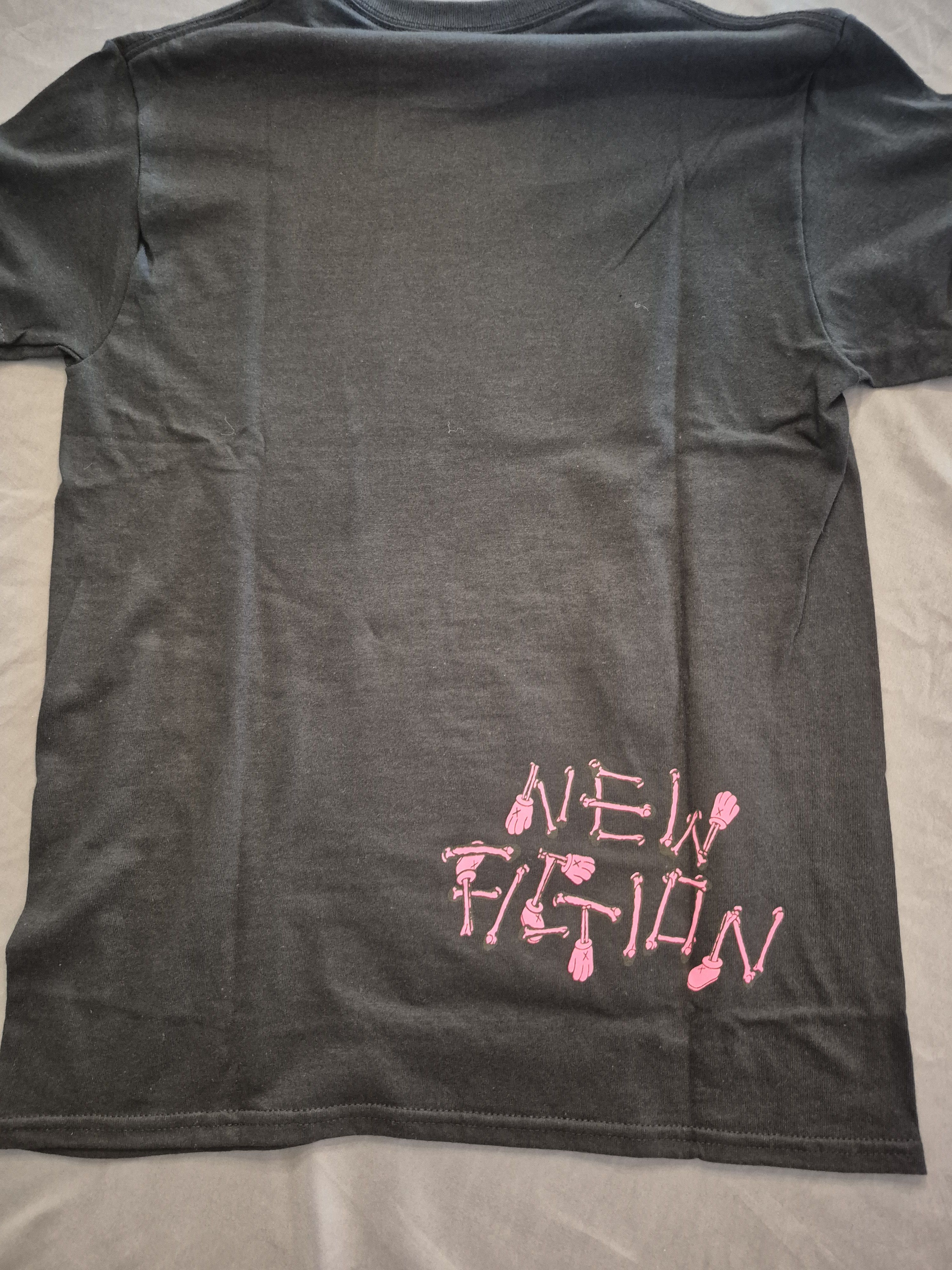 Kaws Kaws New Fiction Black and Pink Tee Size Small Size US S / EU 44-46 / 1 - 3 Thumbnail