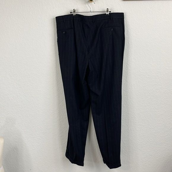 Ermenegildo Zegna Ermenegildo Zegna Cashmere Wool Pinstriped Cuffed 5 Pocket P Size 42R - 6 Thumbnail