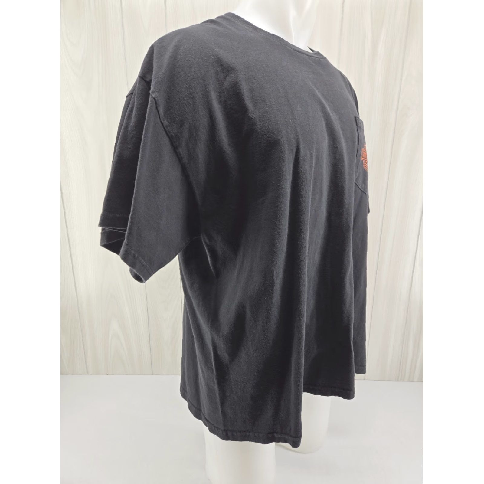 Harley Davidson Harley-Davidson Men's 2XL Pocket Tshirt Black Short Sleeve Graphic Print Size US XXL / EU 58 / 5 - 7 Thumbnail
