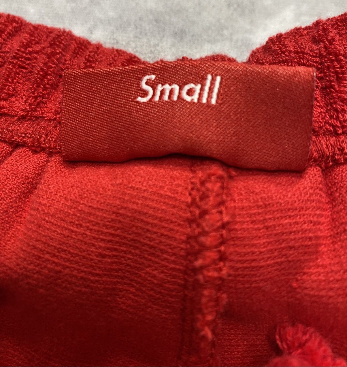 Supreme Supreme Terry Jacquard Logo Short Red (SS19) Size US 30 / EU 46 - 4 Thumbnail