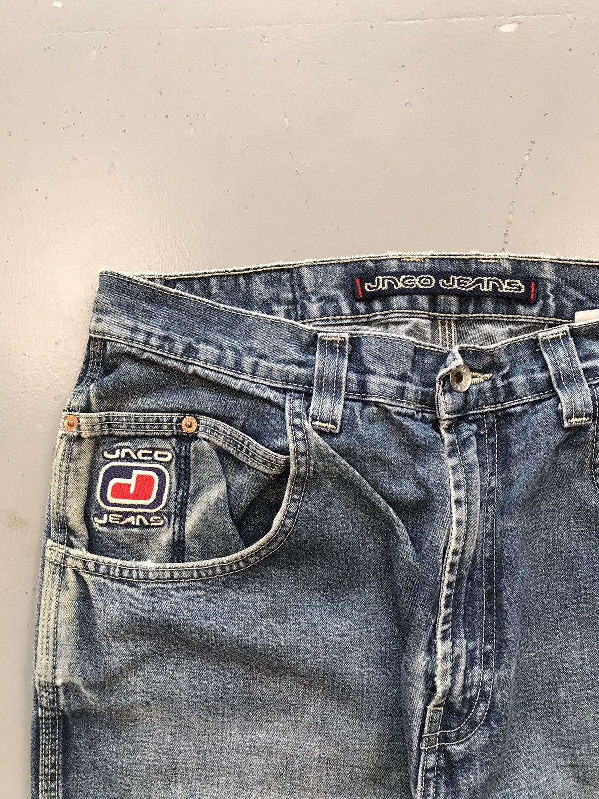 JNCO × Southpole × Vintage Vintage Jnco Y2K logo embroidered denim pant Size US 32 / EU 48 - 3 Thumbnail
