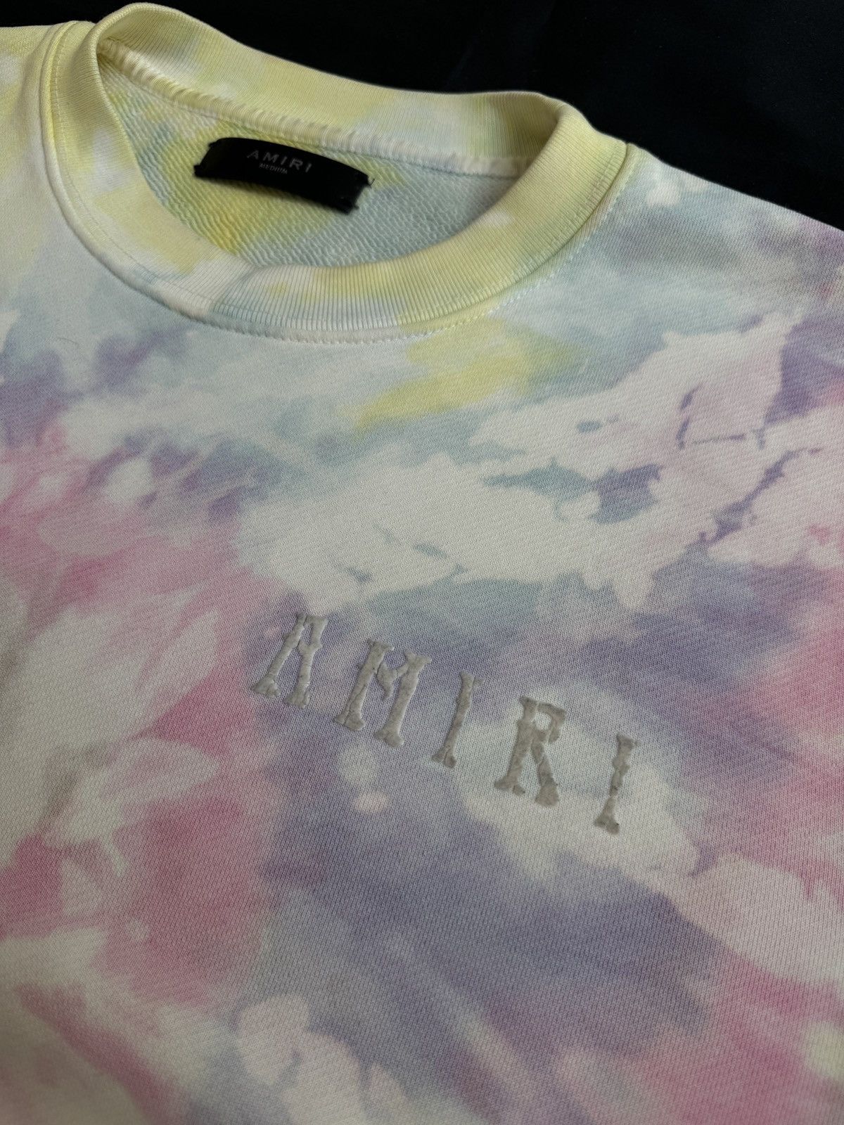 Amiri Amiri Tie Dye Crewneck Size Medium Size US M / EU 48-50 / 2 - 3 Thumbnail
