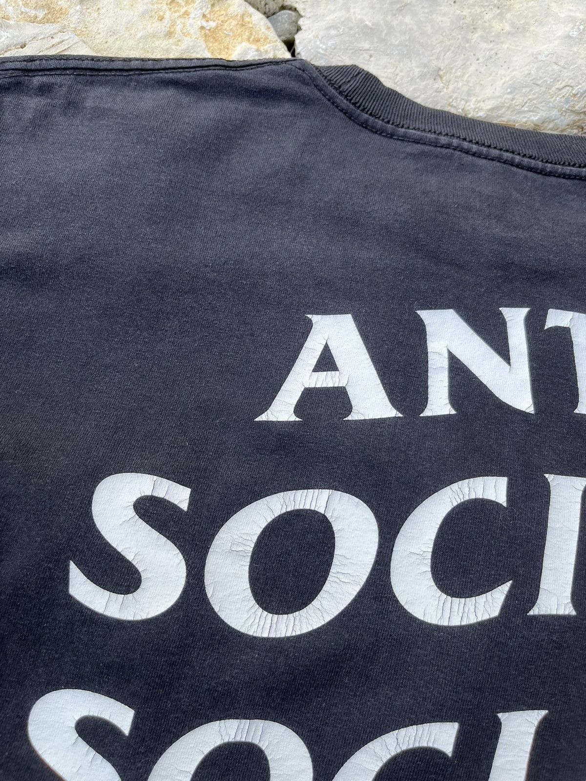 Anti Social Social Club × Vintage Vintage Anti Social Social Club ASSC distressed tee basic Size US M / EU 48-50 / 2 - 17 Thumbnail